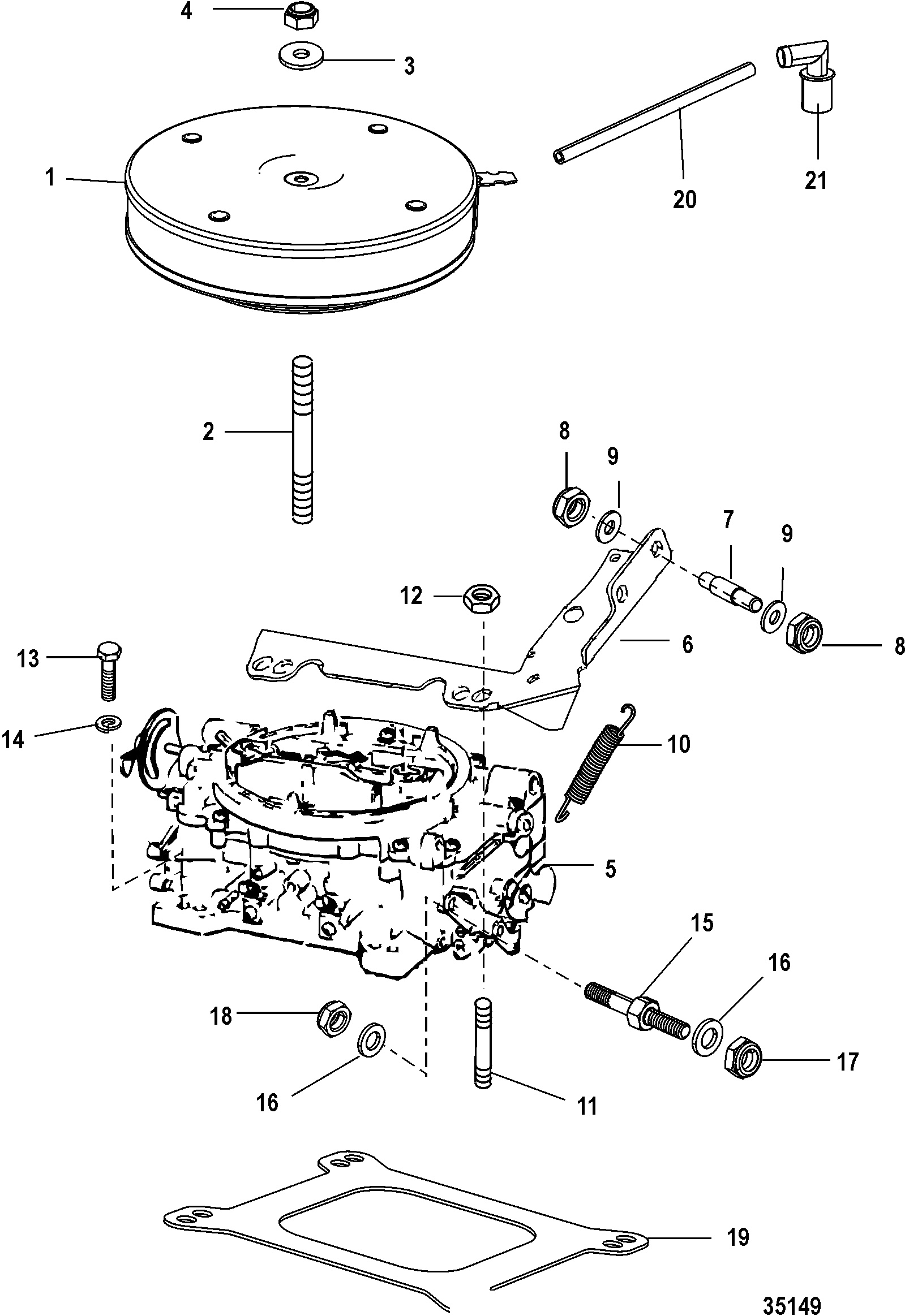 Carburetor and Throttle Linkage