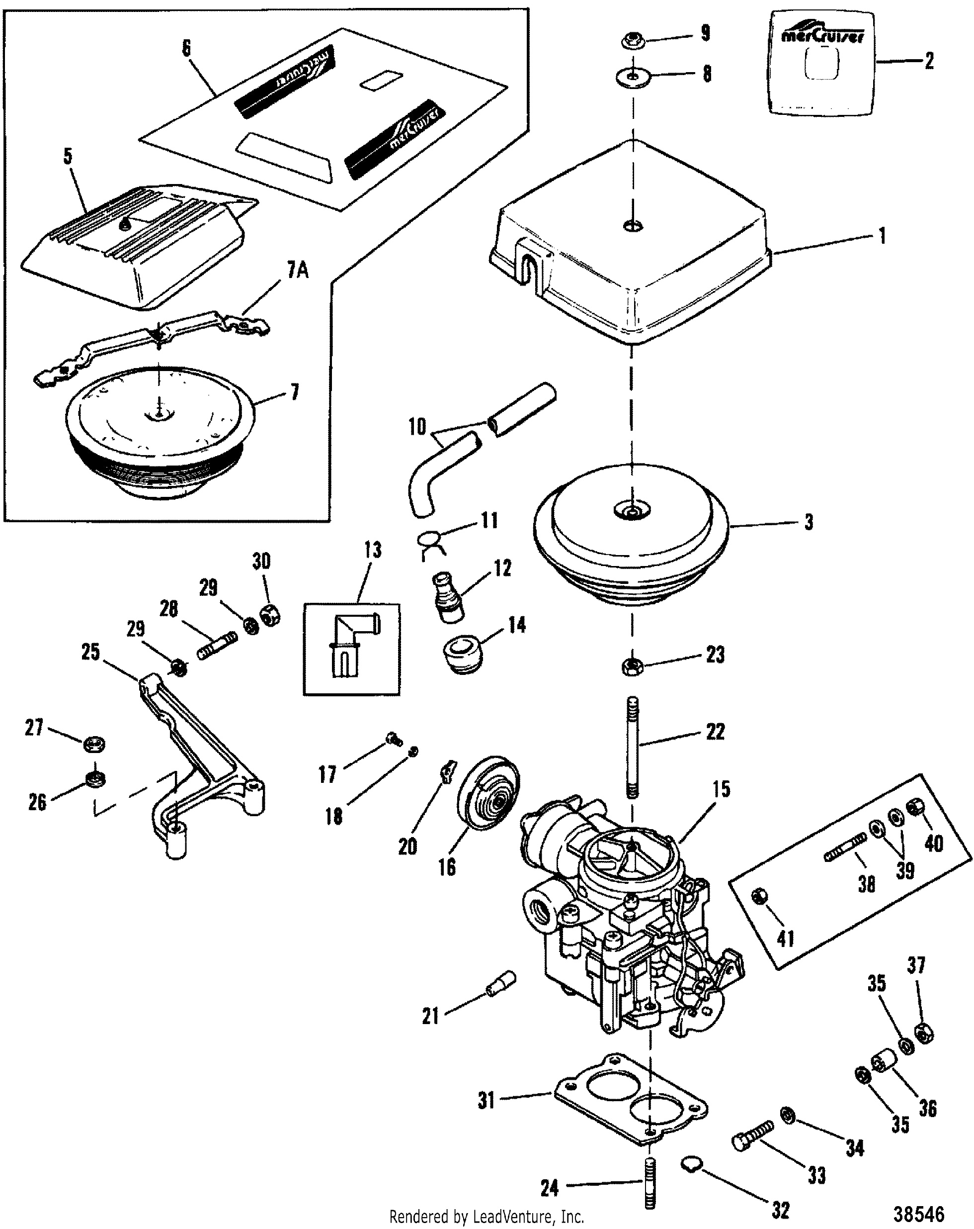 CARBURETOR THROTTLE LINKAGE(2 BARREL)