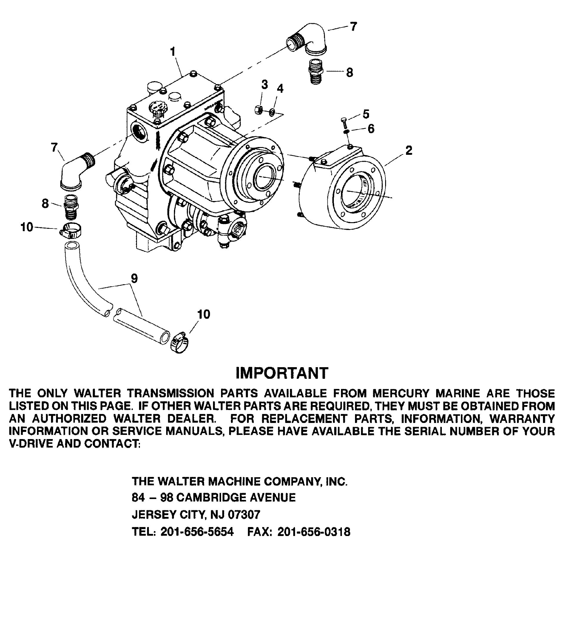 Transmission(WALTER V-DRIVE)