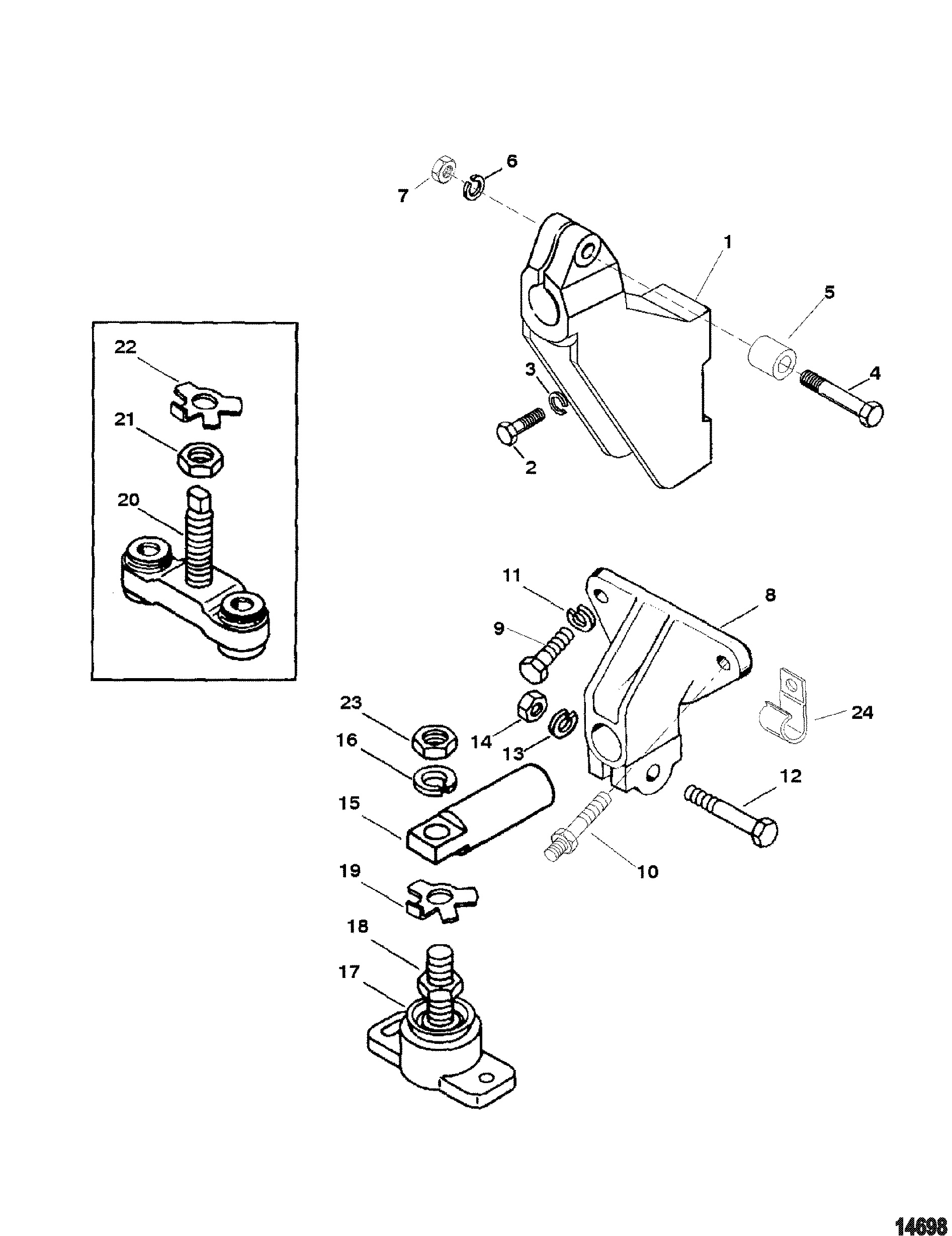 Transmission and Engine Mounting(Borg Warner 71C & 72C)