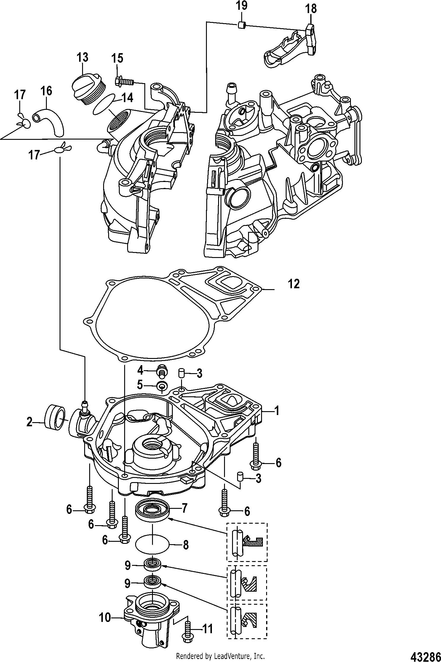 Oil Pan, Serial # 0R318096 and Up