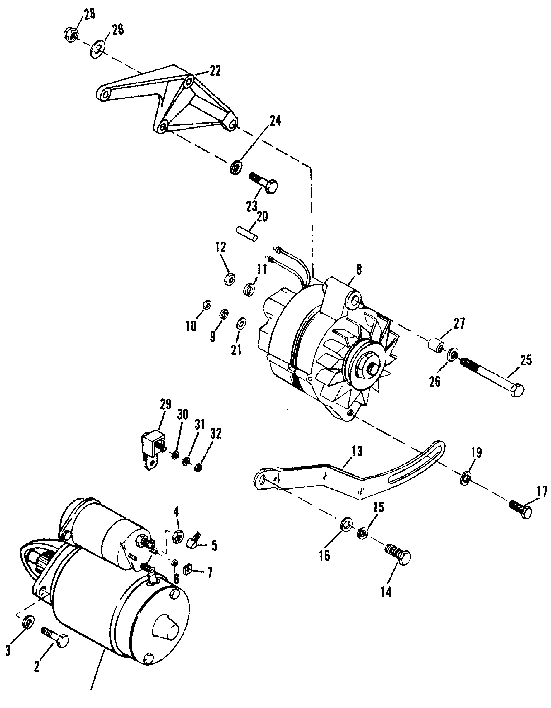 STARTER AND ALTERNATOR