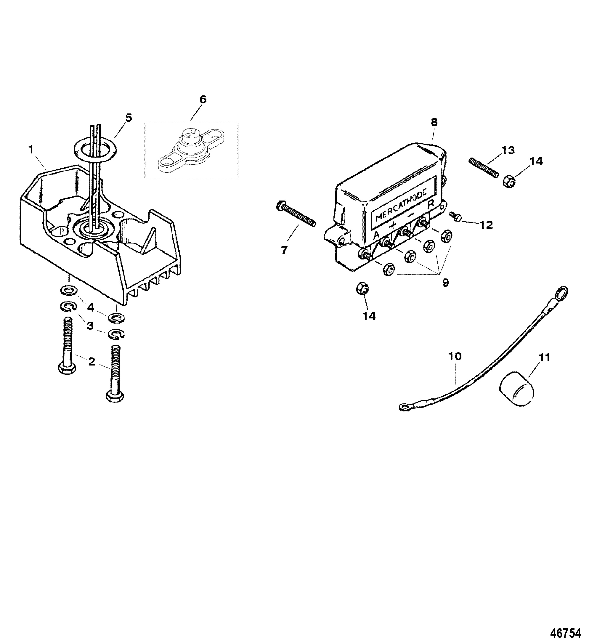 MERCATHODE COMPONENTS