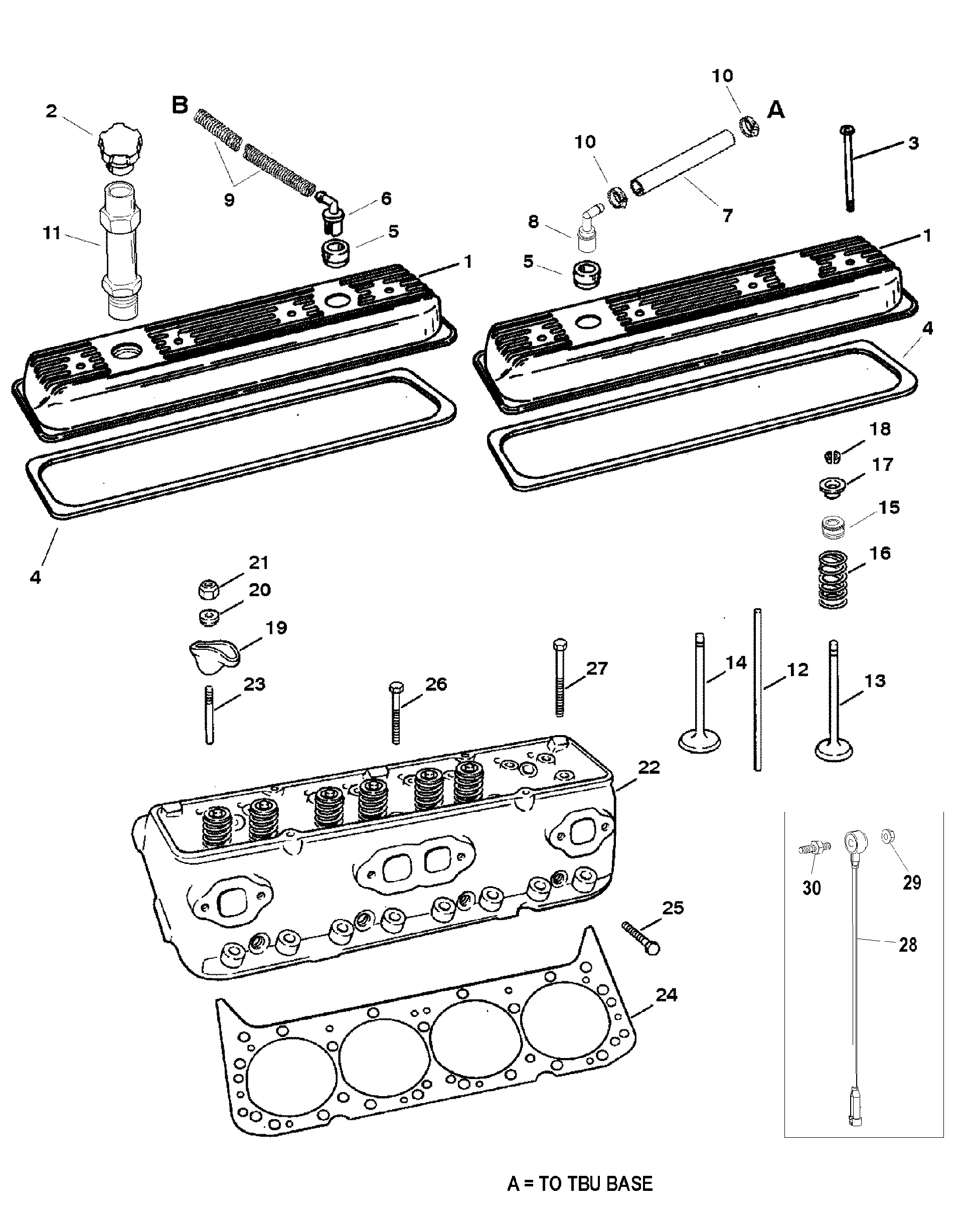 Cylinder Head And Rocker Cover