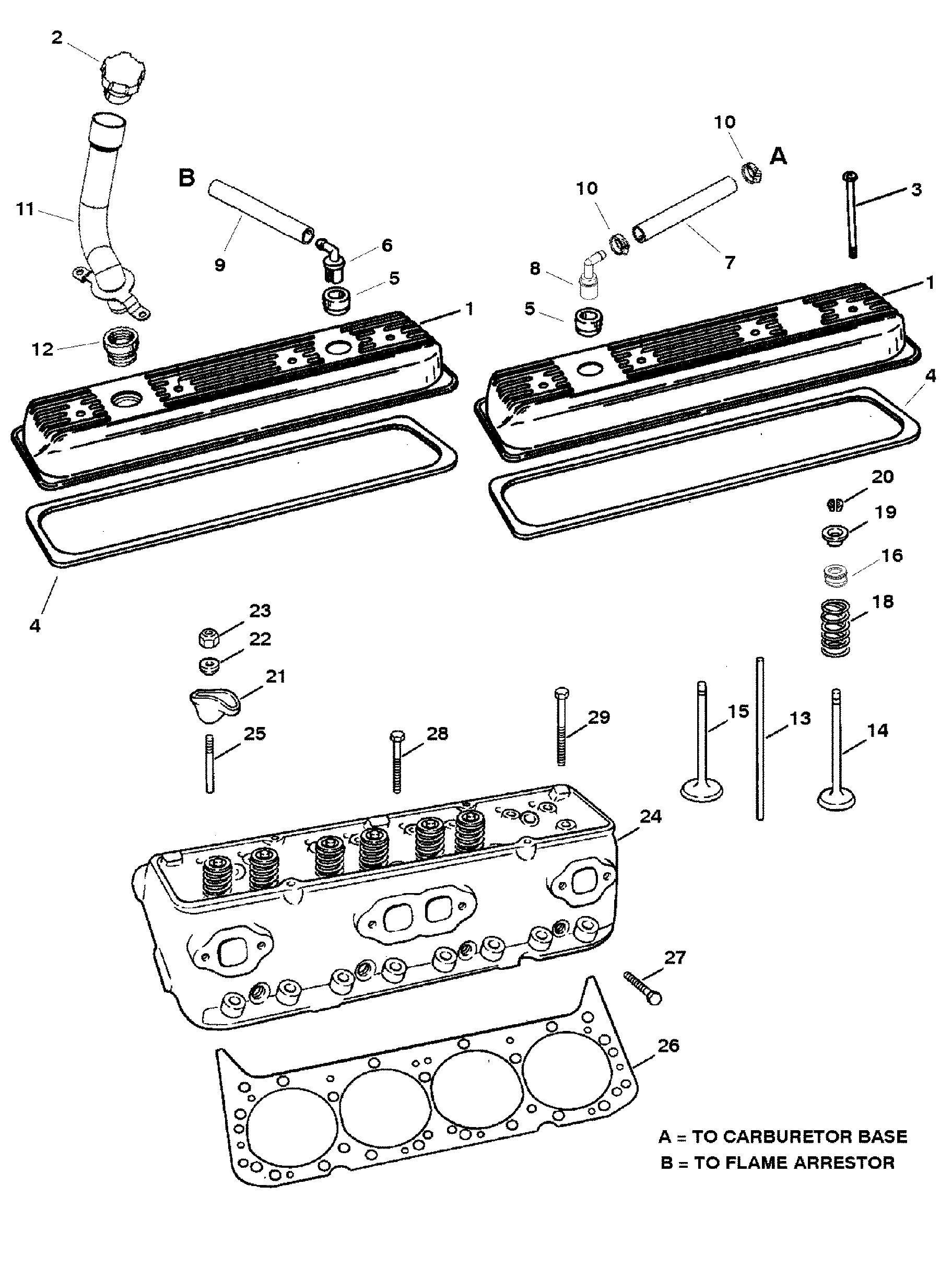 Cylinder Head and Rocker Cover