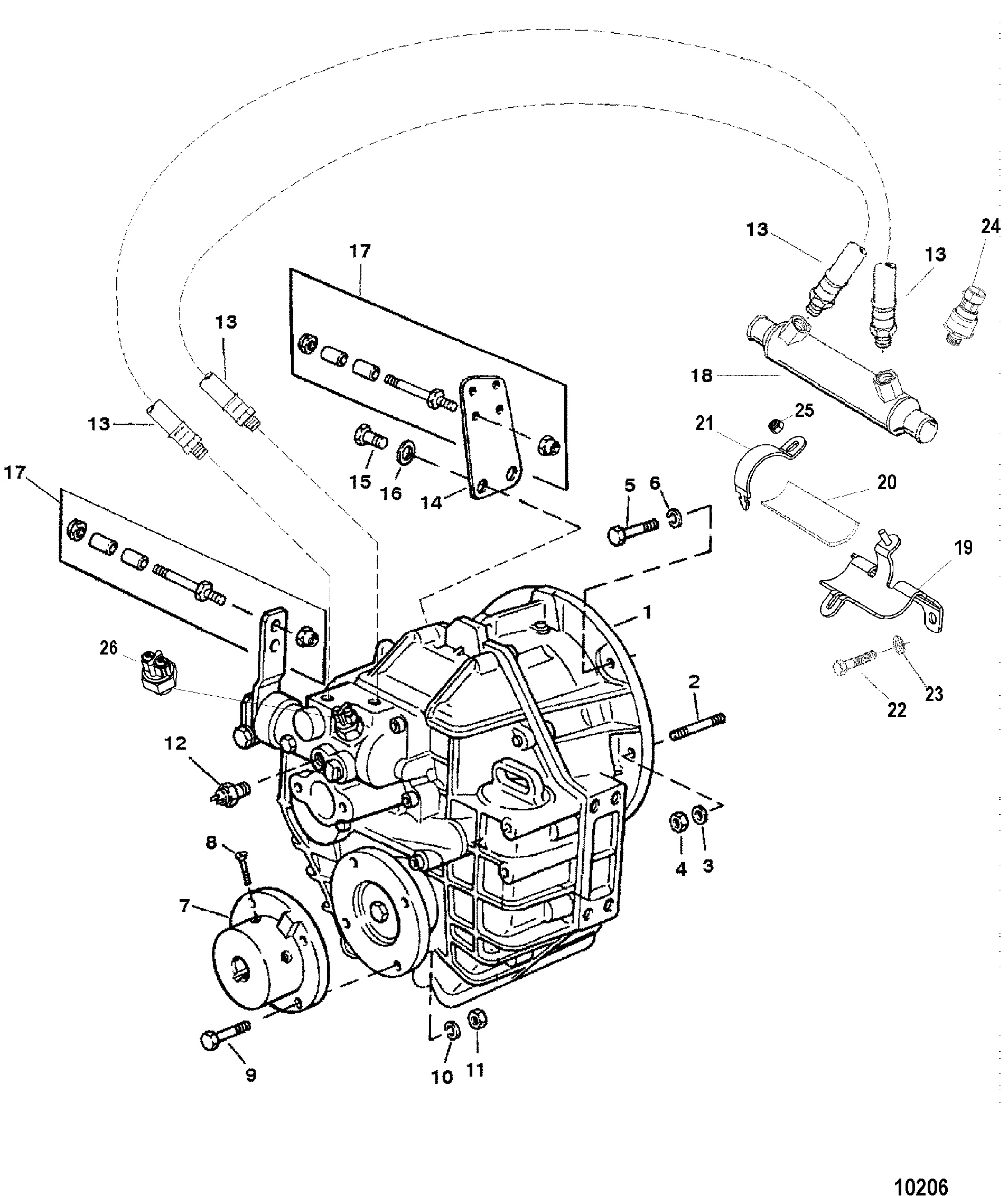 TRANSMISSION AND RELATED PARTS(HURTH 630)