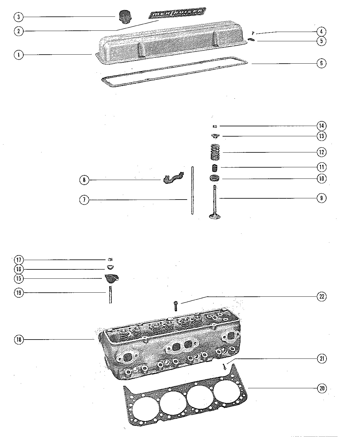 CULASSE ET CACHE CULBUTEUR