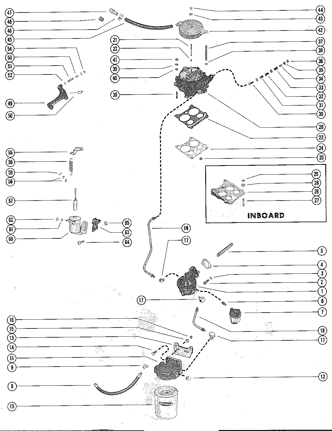 FUEL PUMP, FUEL FILTER AND CARBURETOR