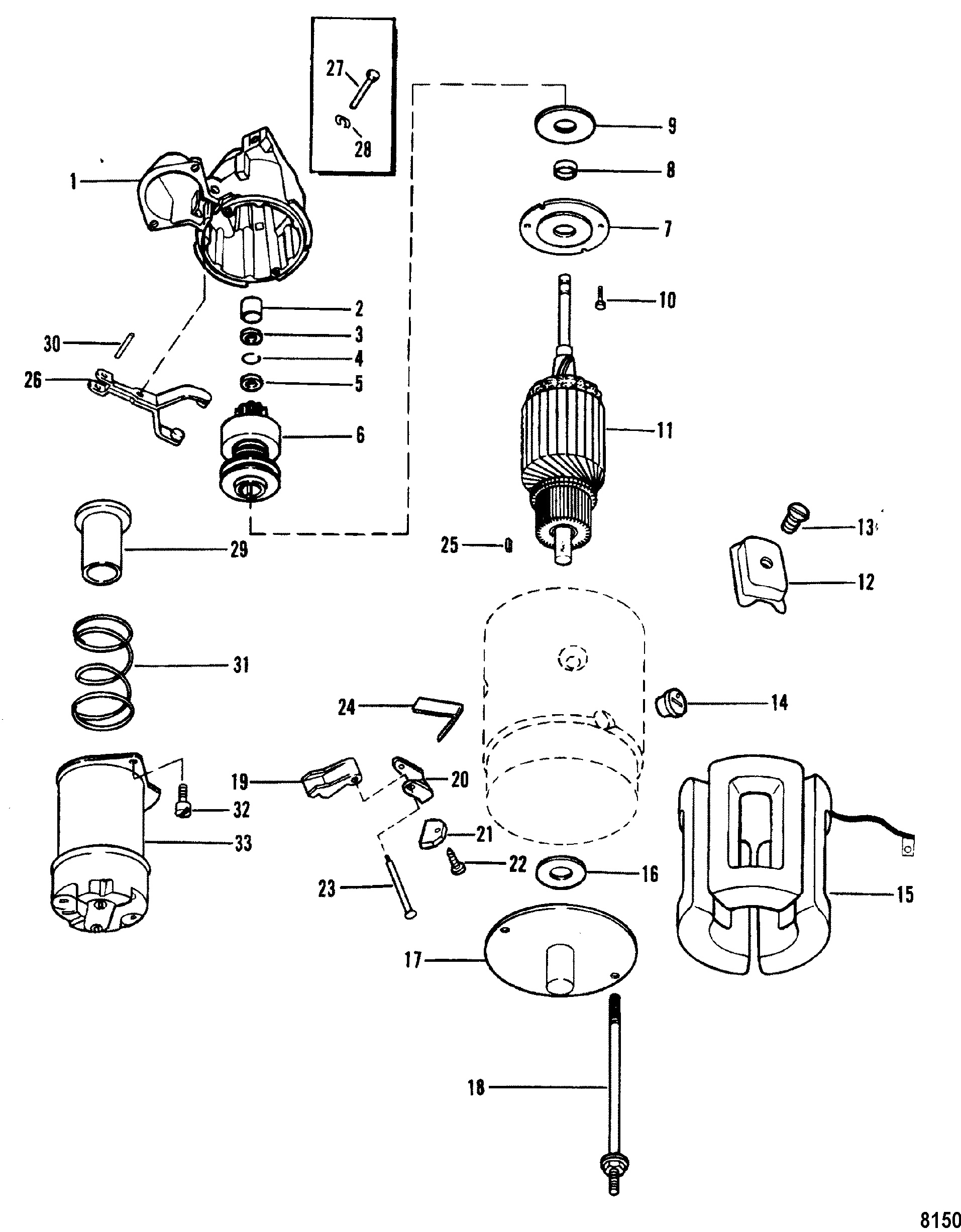 Starter Motor(Delco Remy #1998317)