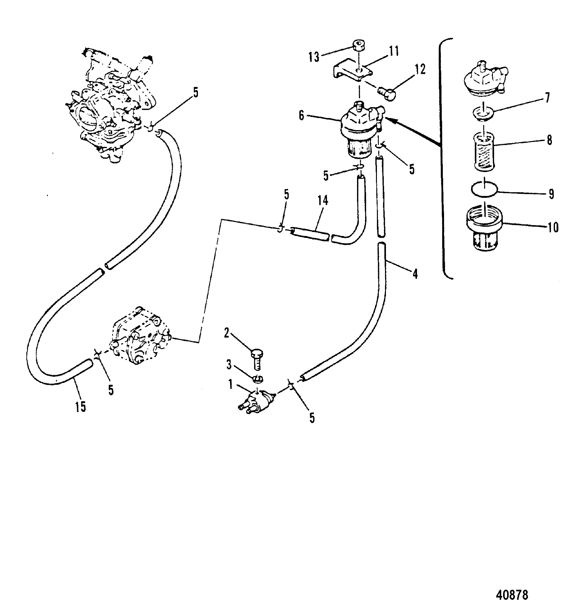 FUEL LINES AND FILTER