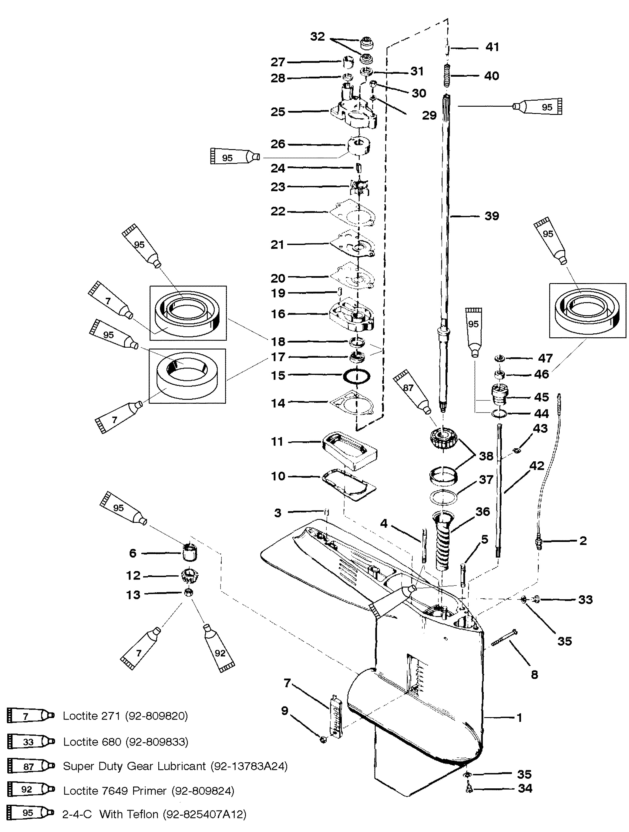 GEAR HOUSING (DRIVE SHAFT)