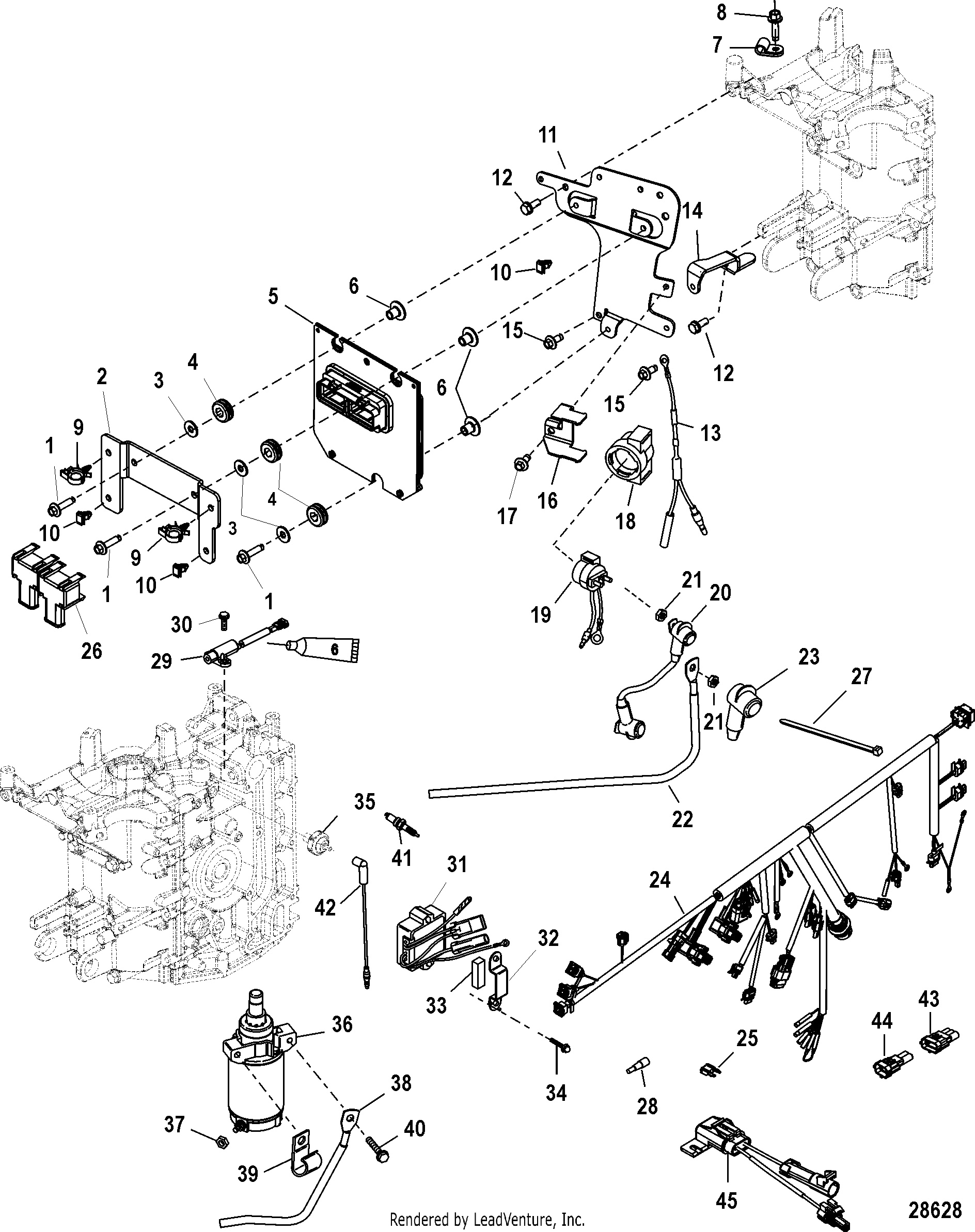 Electrical Components, 1C104333 0P560349 and Below