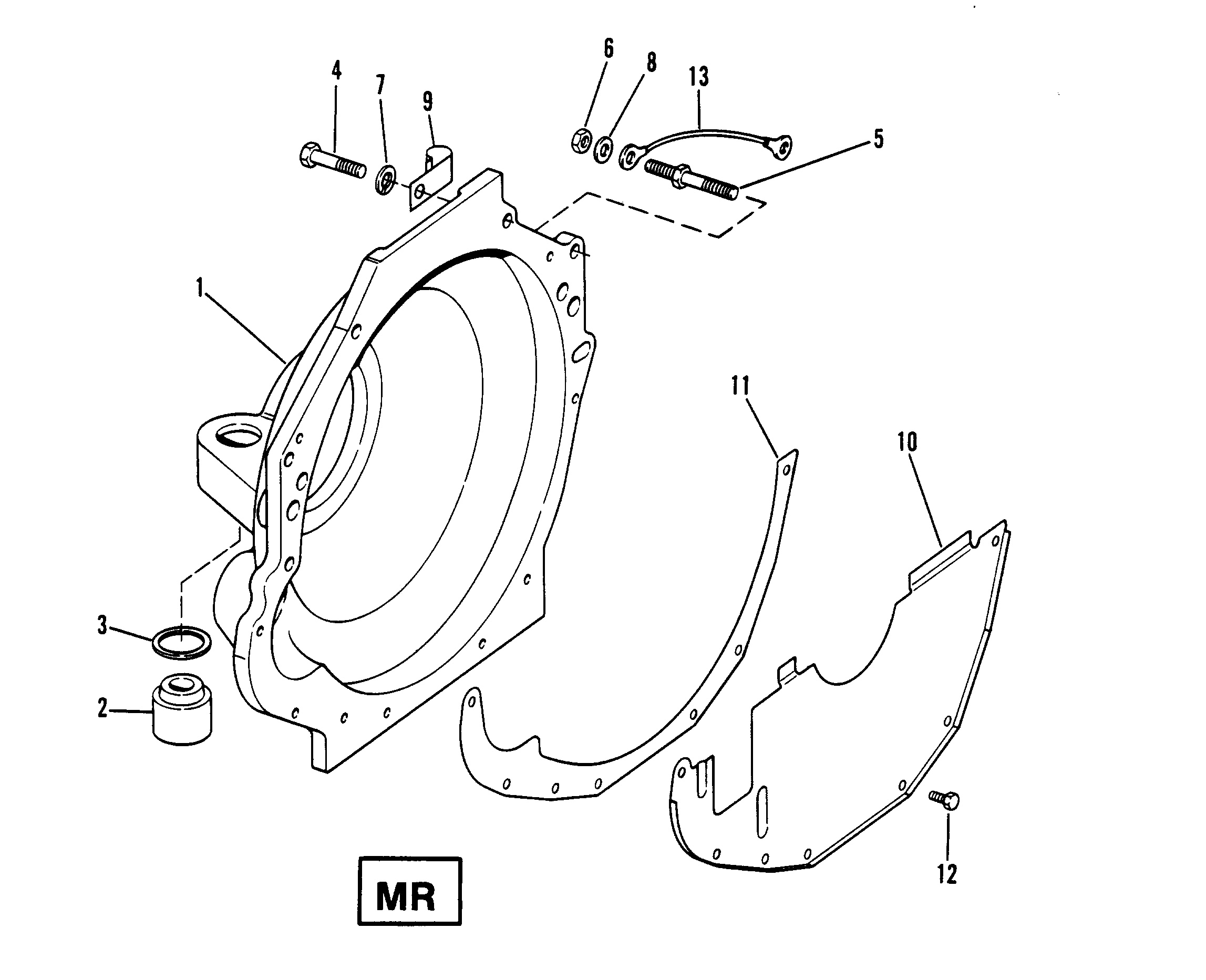 FLYWHEEL HOUSING (MR)