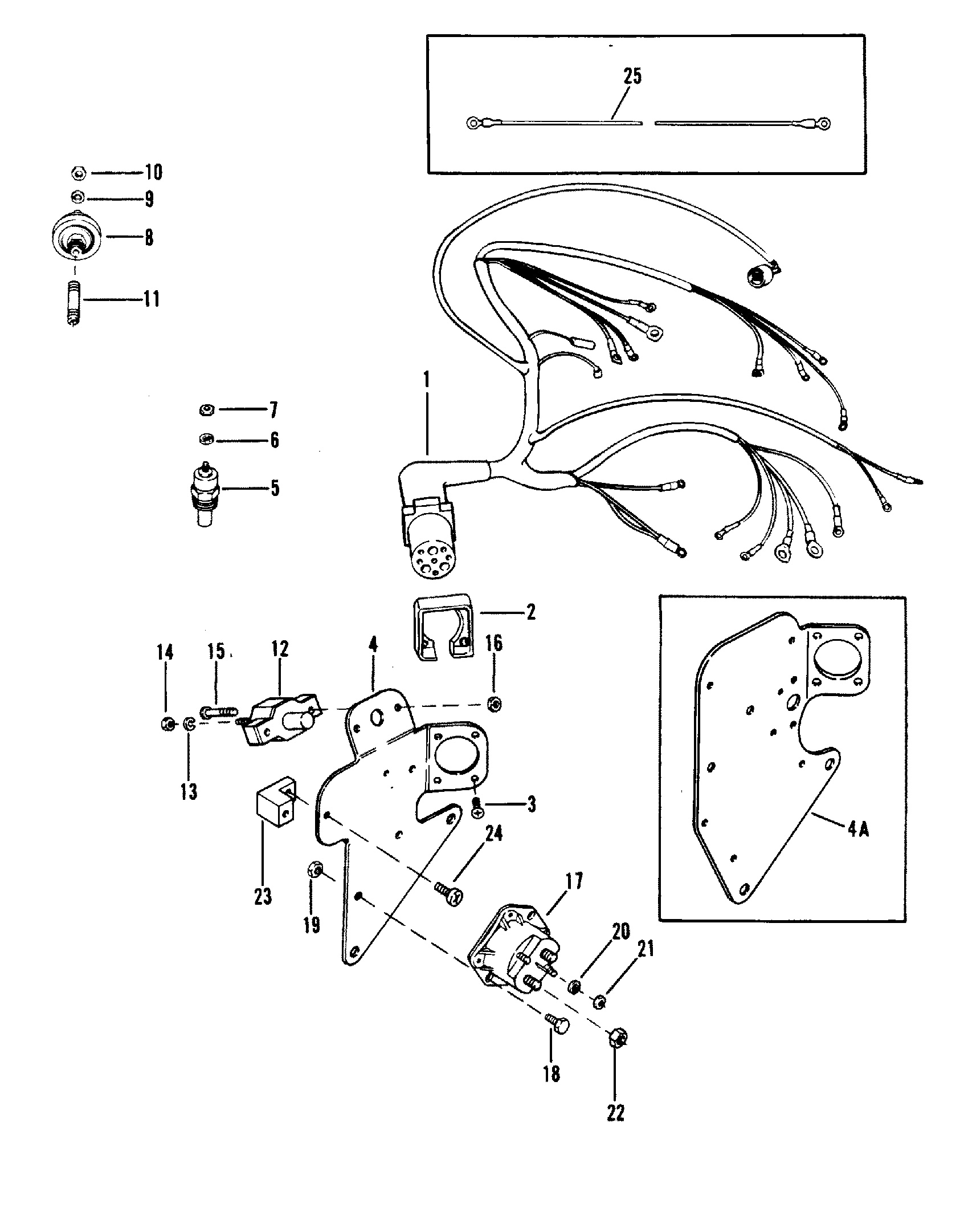 WIRING HARNESS AND ELECTRICAL COMPONENTS