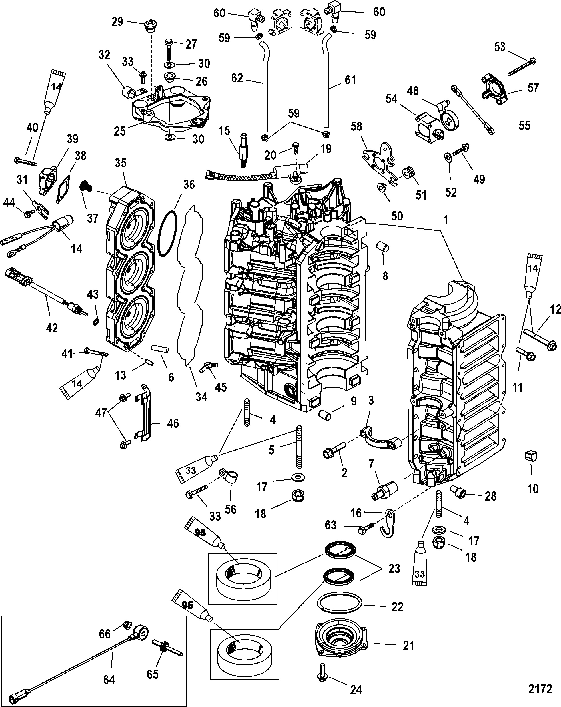 Cyliner Block and End Cap