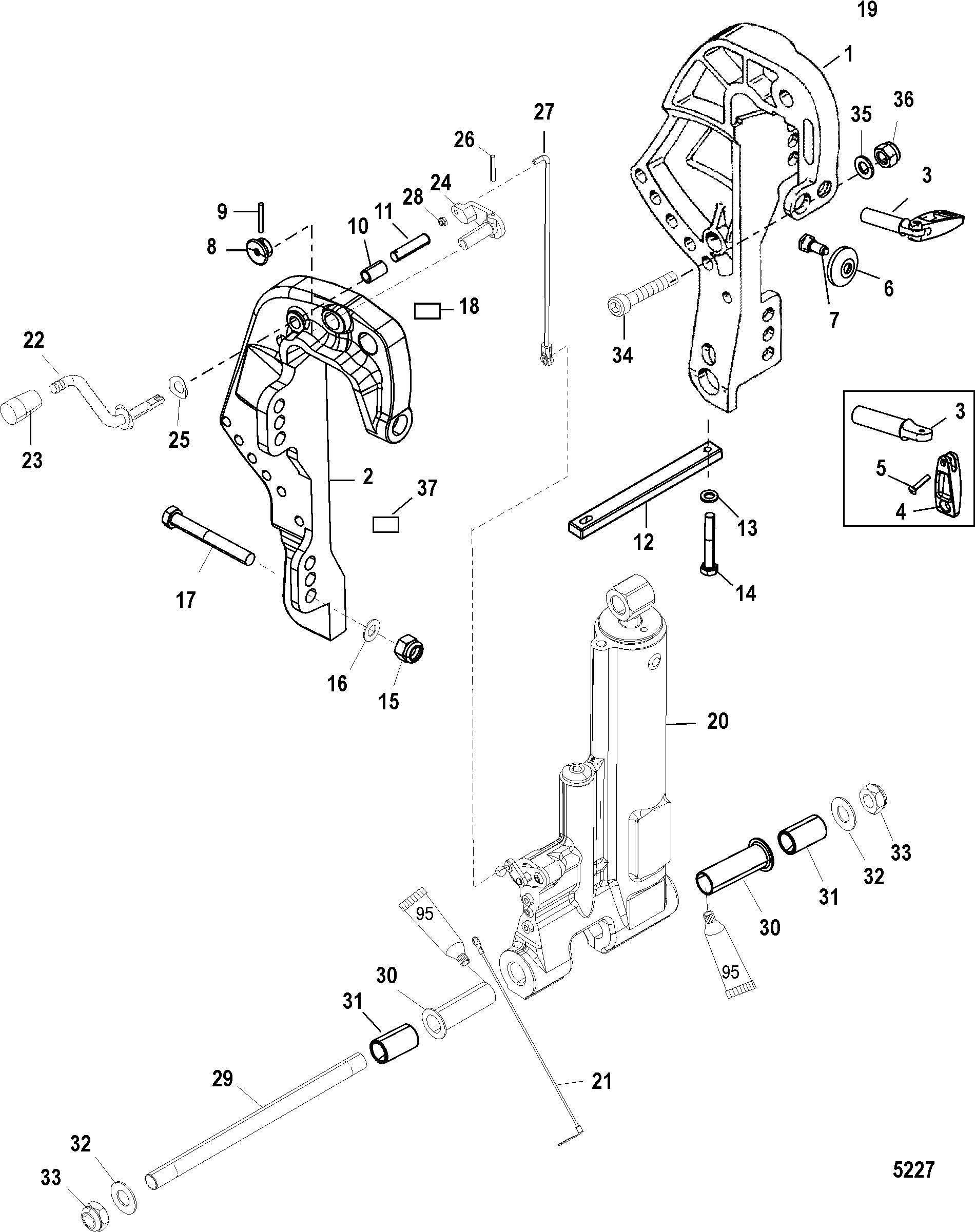 Clamp Bracket(Gas Assist Trim)