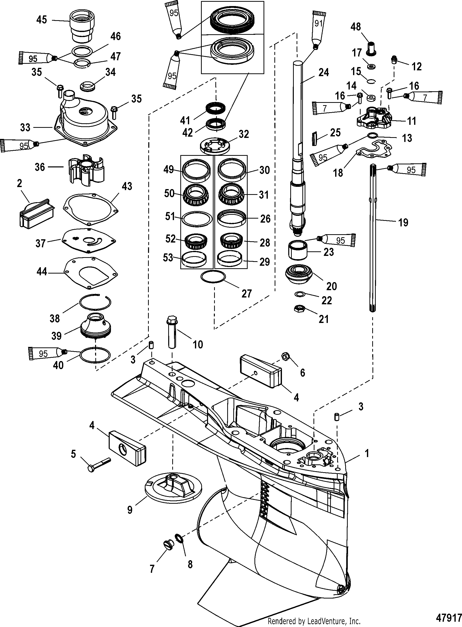 Gear Housing, Driveshaft