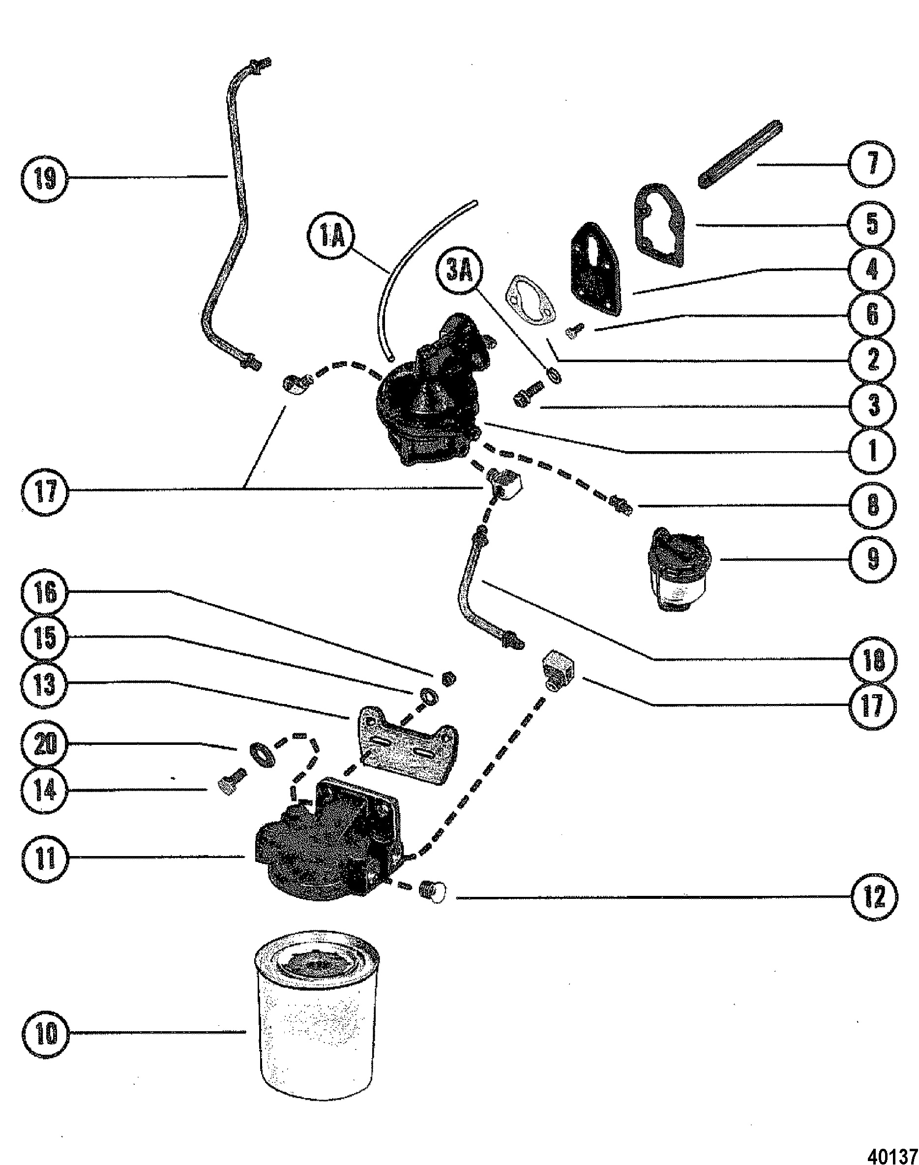 FUEL PUMP AND FUEL FILTER
