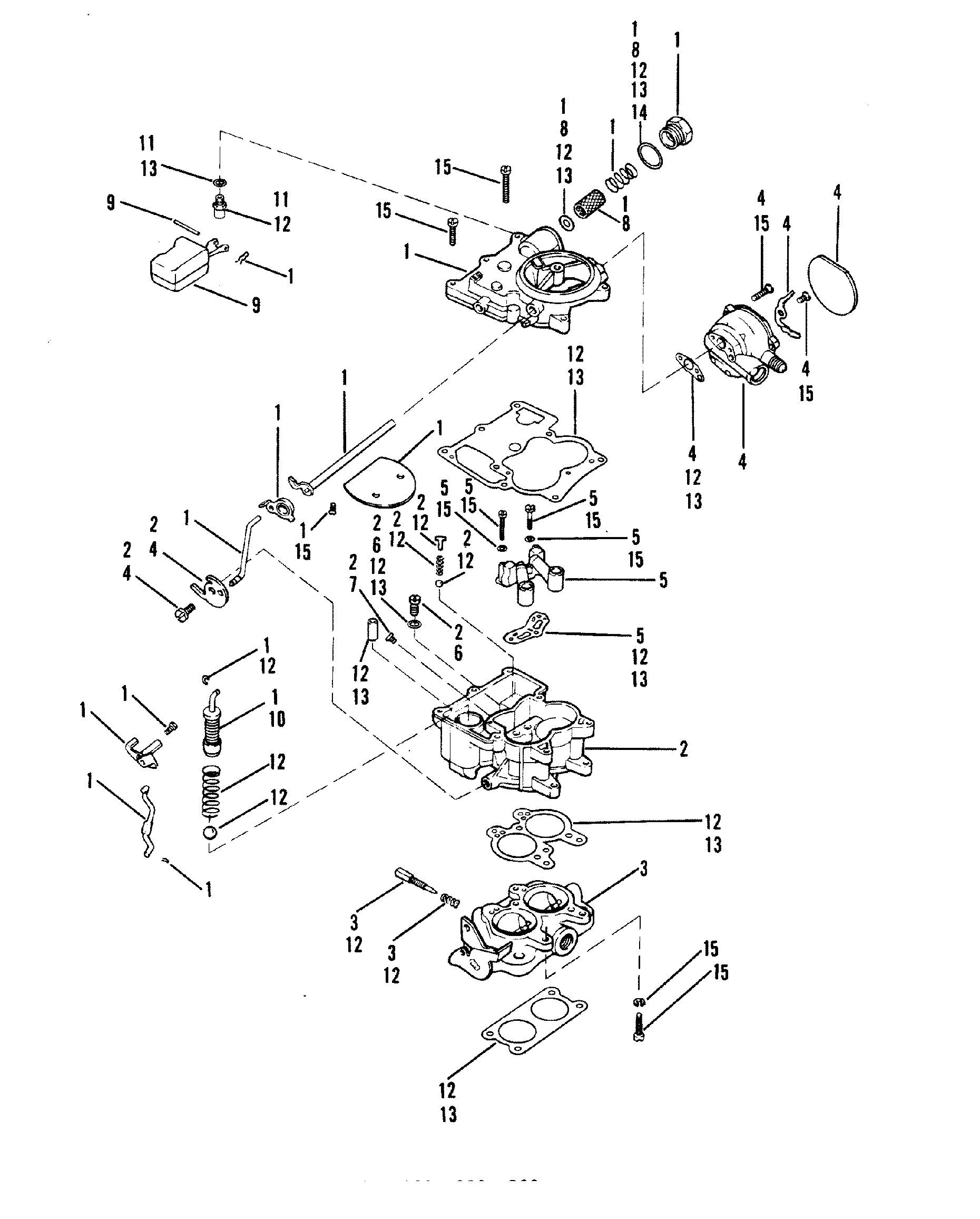 CARBURETOR(ROCHESTER)(898)(2 BARREL)