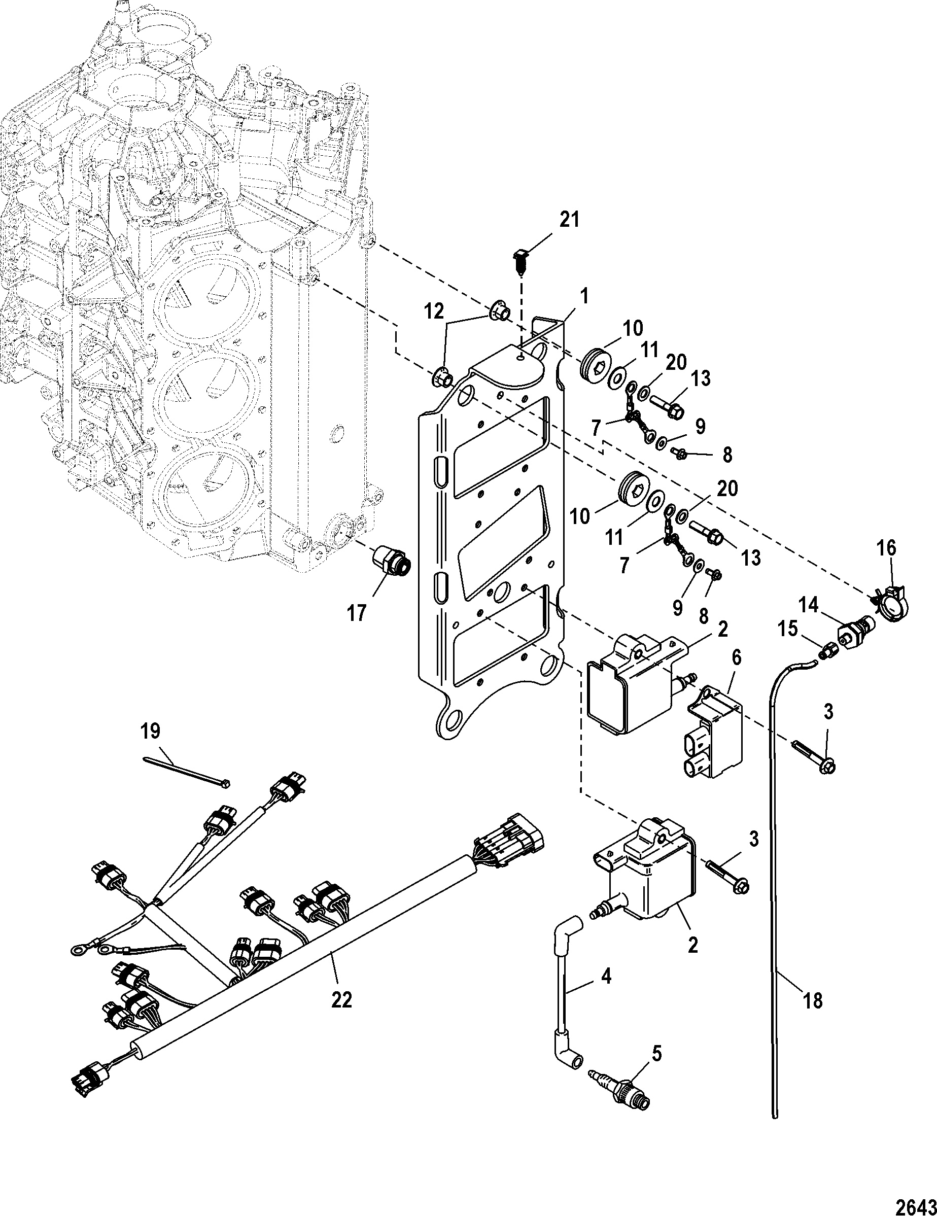 Coil Plate (Serial Number 0T980000 and Up)