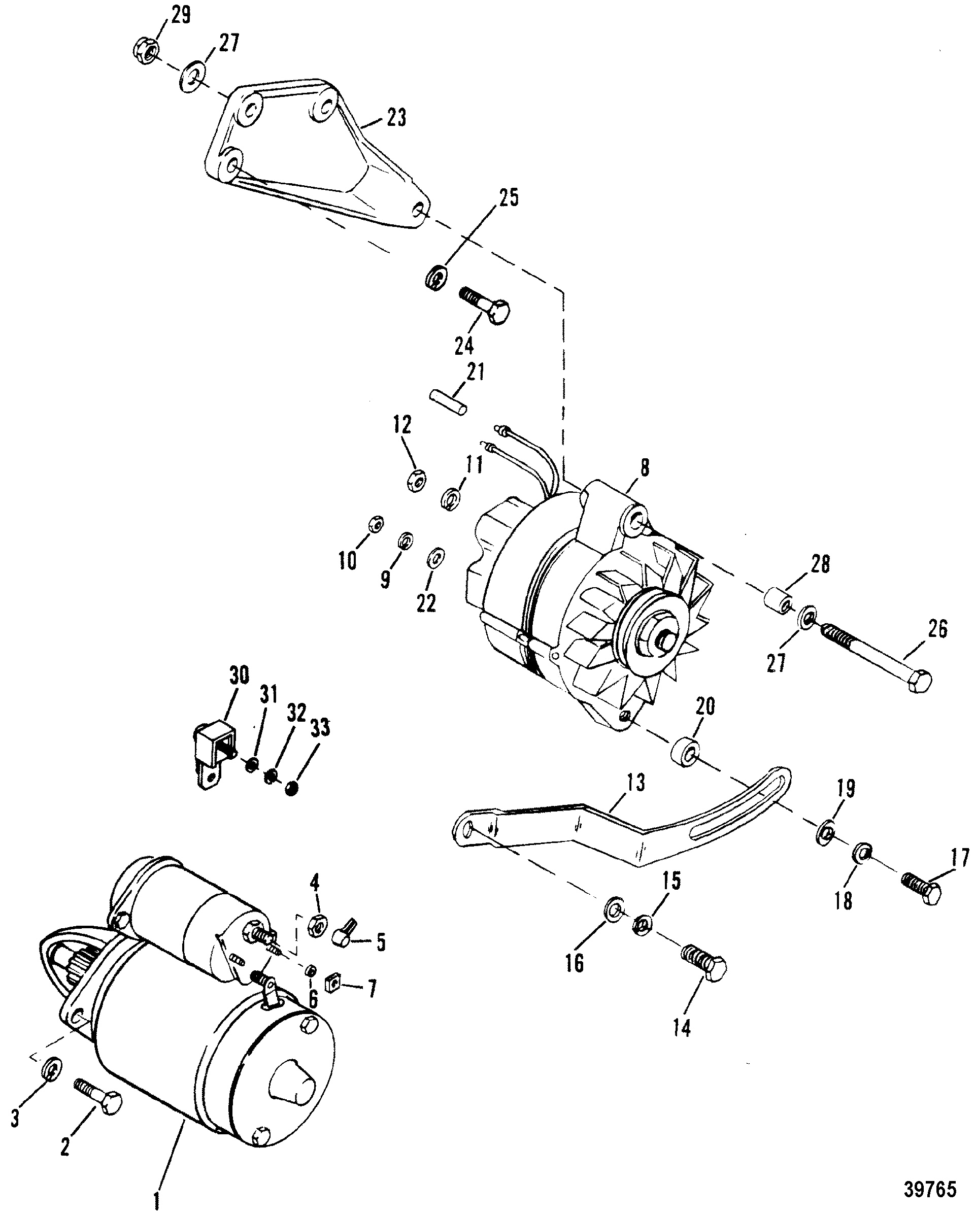 STARTER AND ALTERNATOR