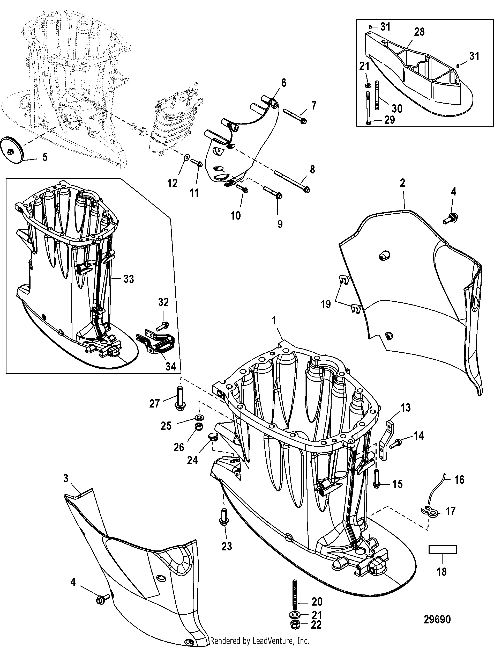 Driveshaft Housing
