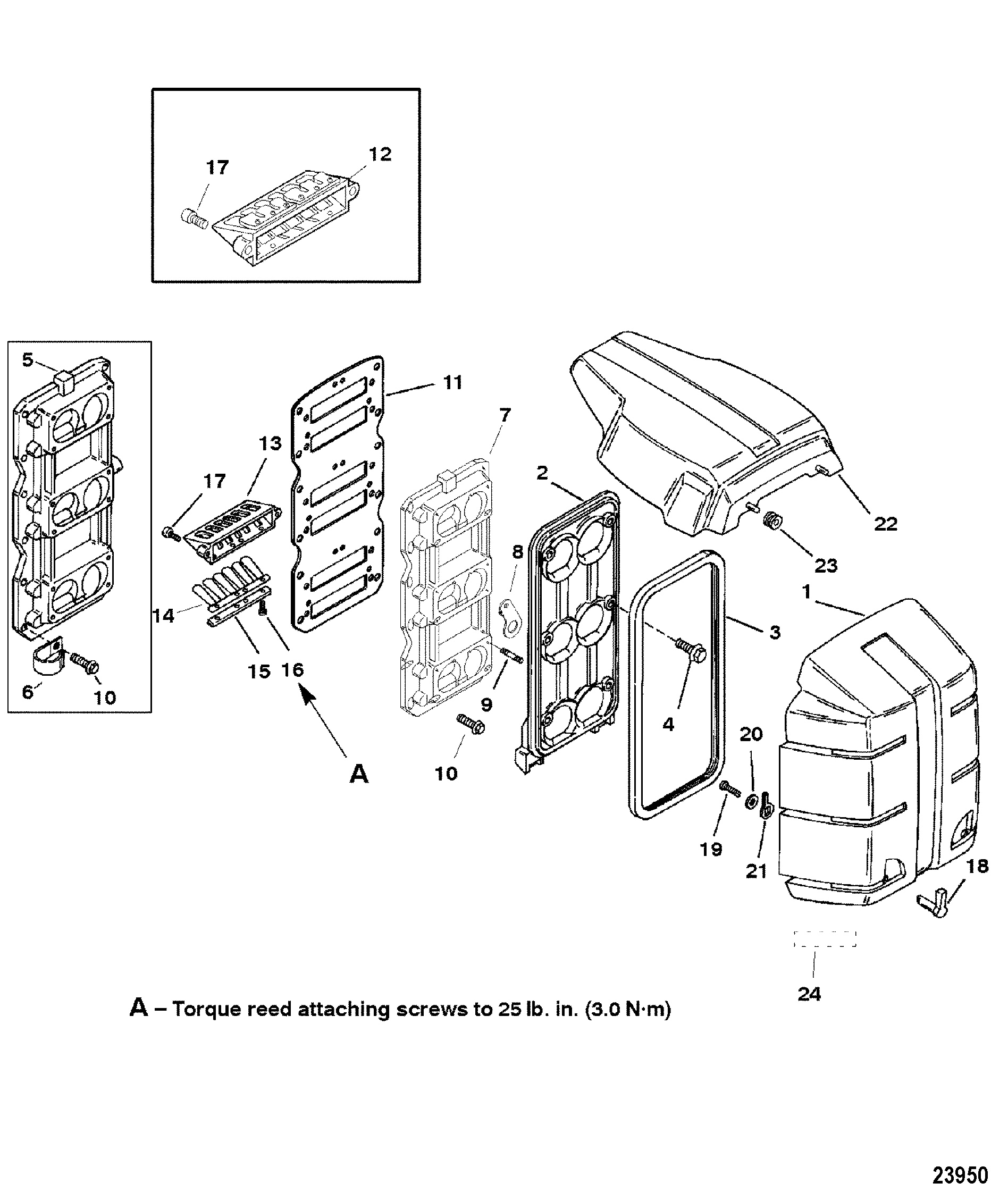 REED BLOCK SOUND ATTENUATOR