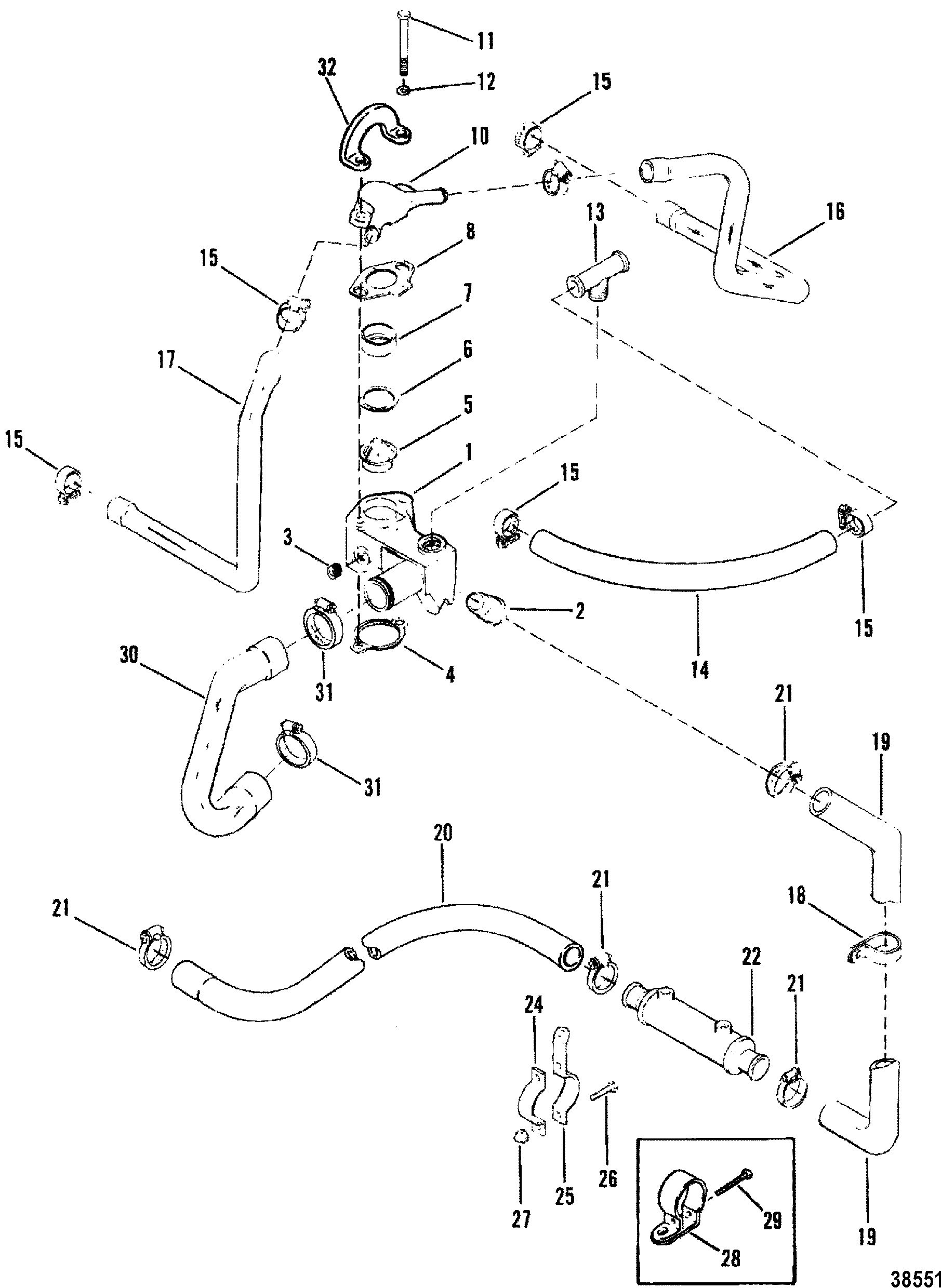 STANDARD COOLING SYSTEM(DESIGN I)