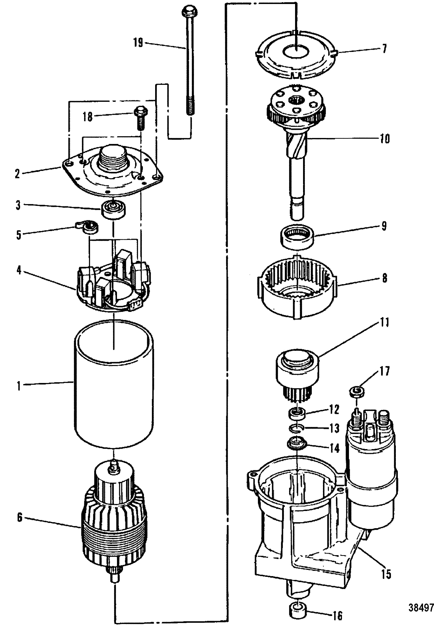 DÉMARREUR (8 PO - 3-1 4 PO DIA. CAPUCHON)(PG 200)