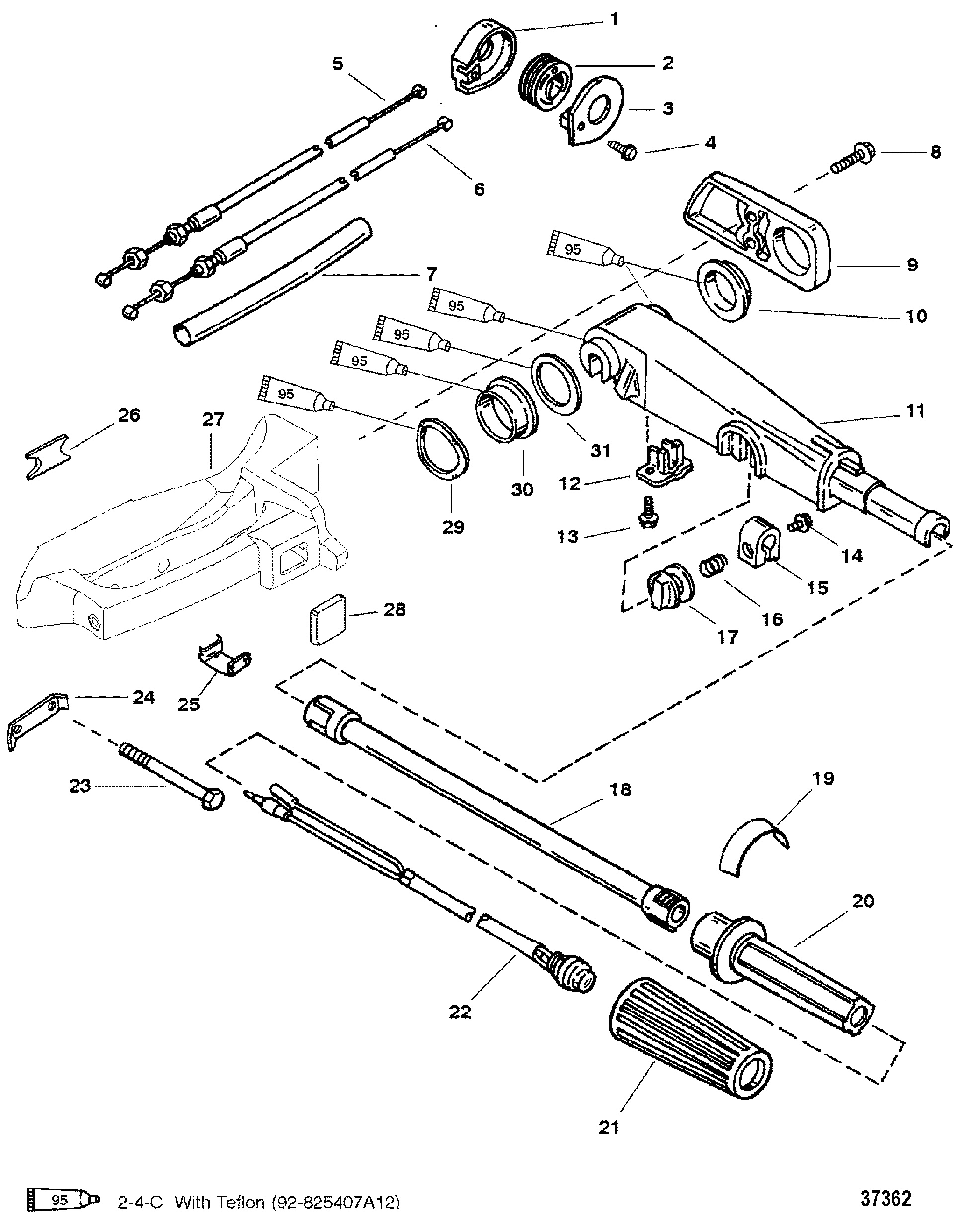 TILLER HANDLE