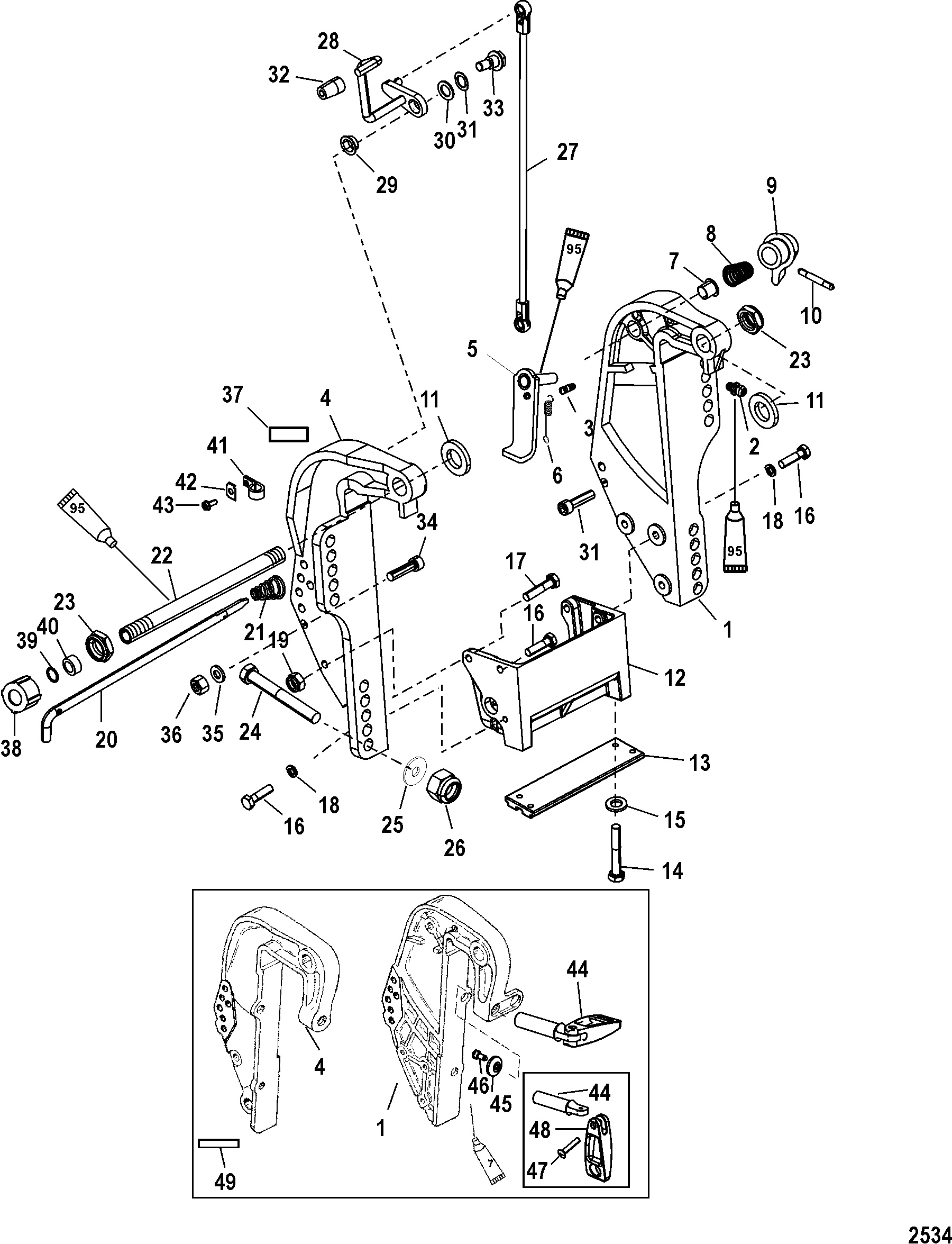 Transom Bracket