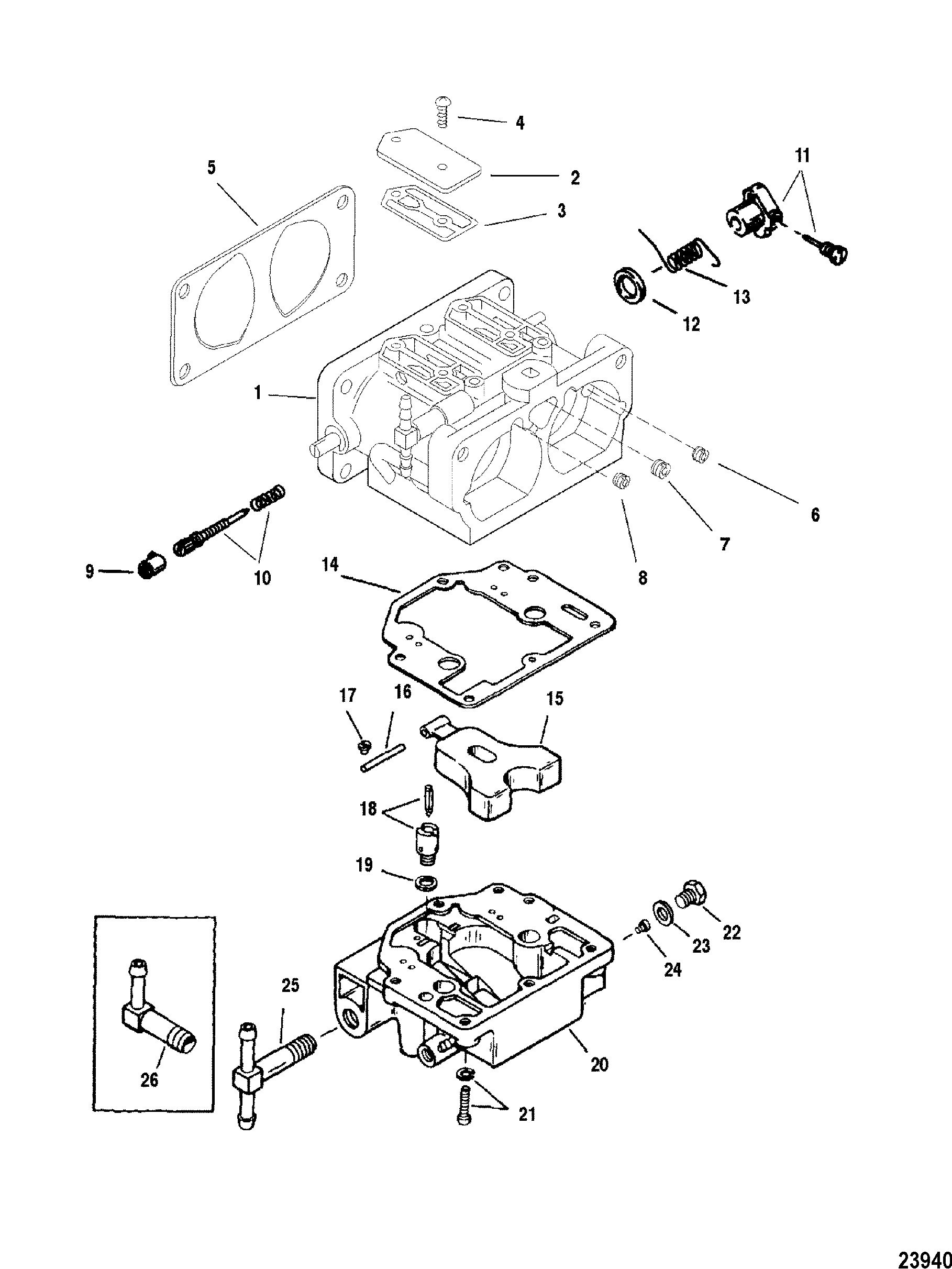 CARBURETOR(S N-0G303046 & UP)