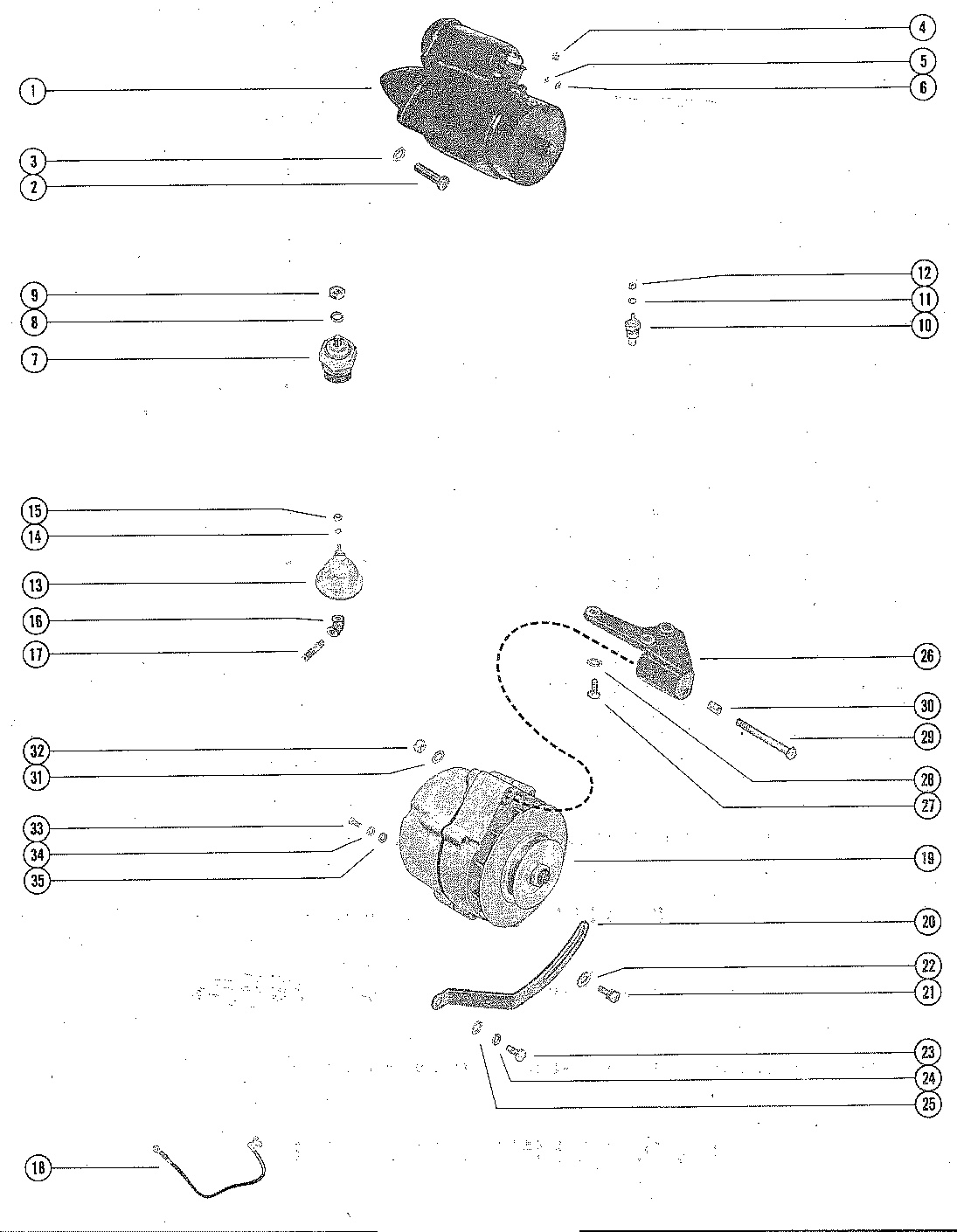 STARTER MOTOR AND ALTERNATOR