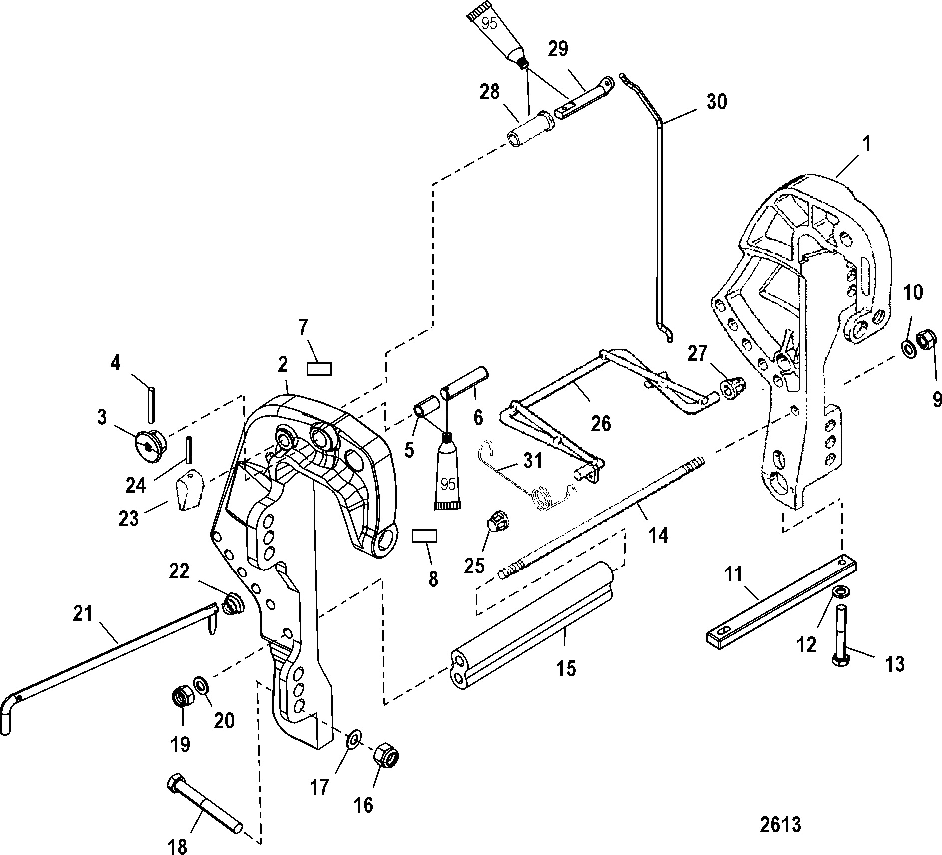 Clamp Bracket(Remote Control)