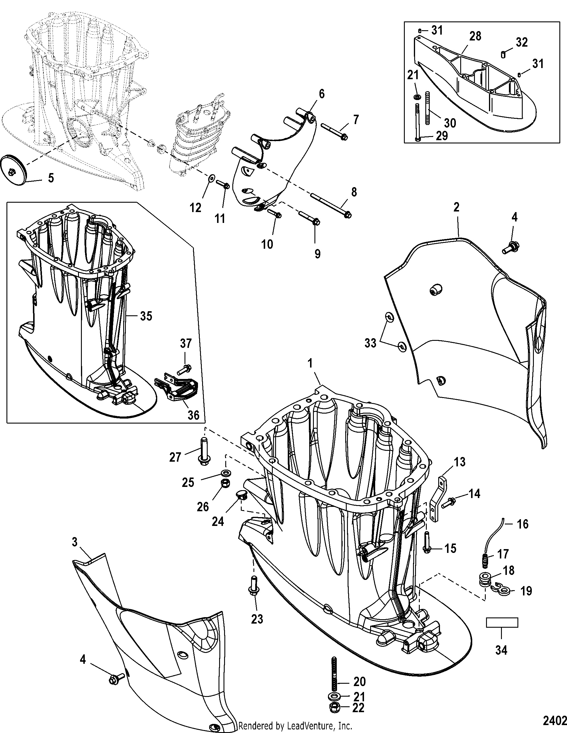 Driveshaft Housing