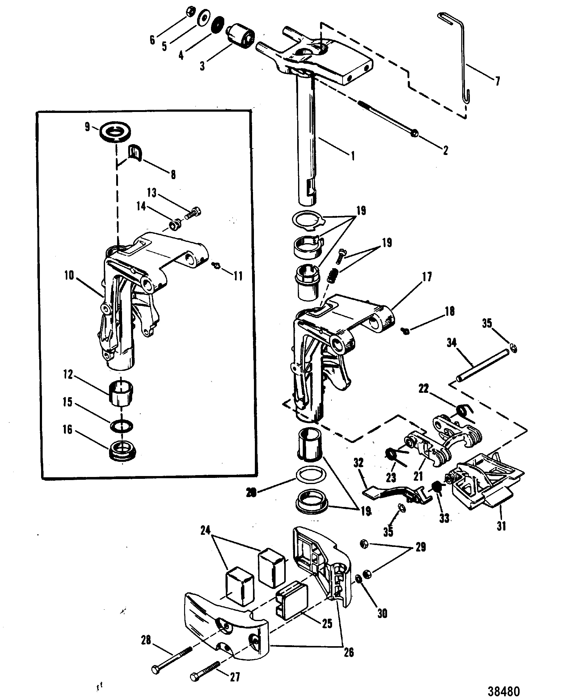 SWIVEL BRACKET ASSEMBLY