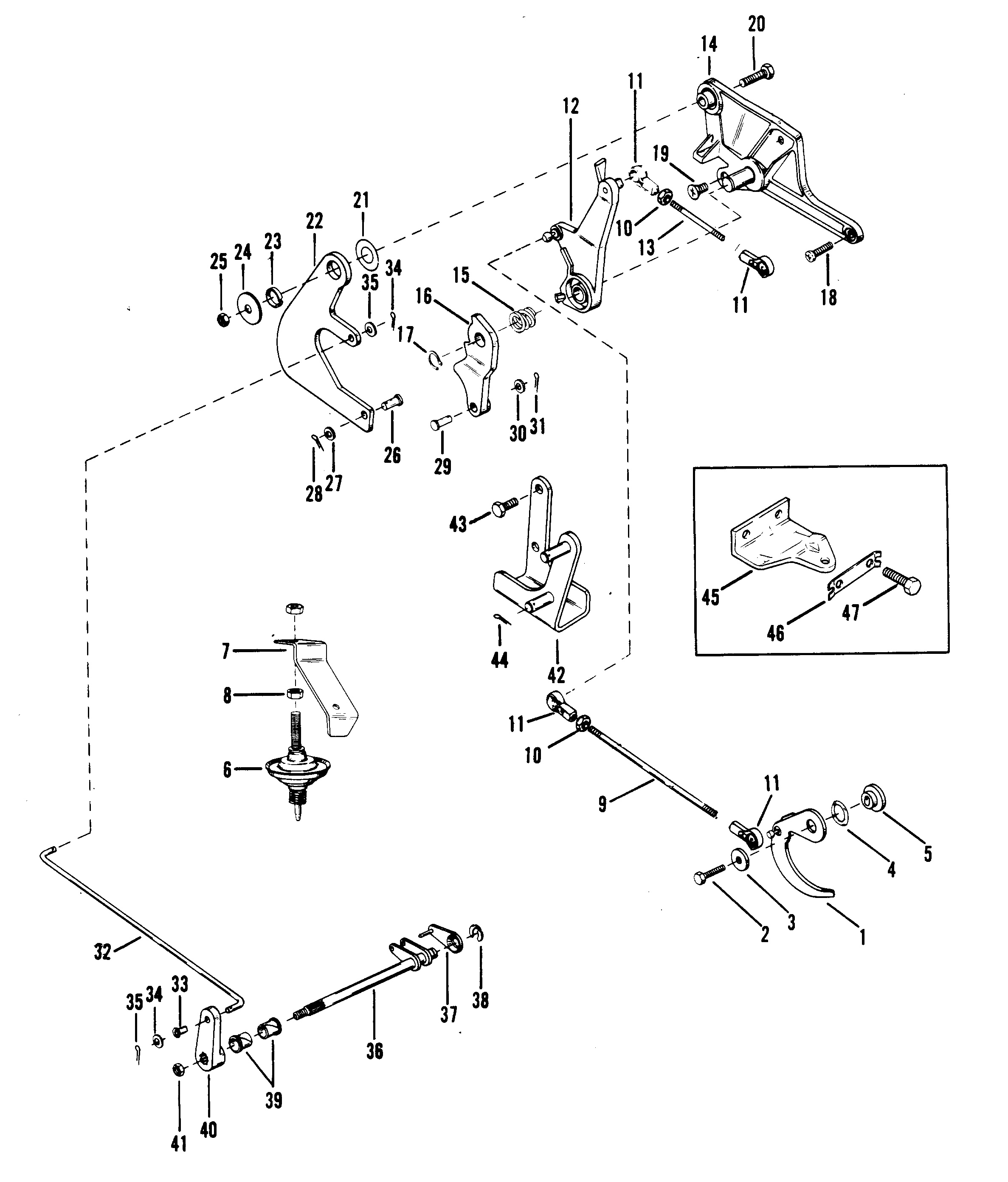 THROTTLE AND SHIFT LINKAGE (ELECTRIC)