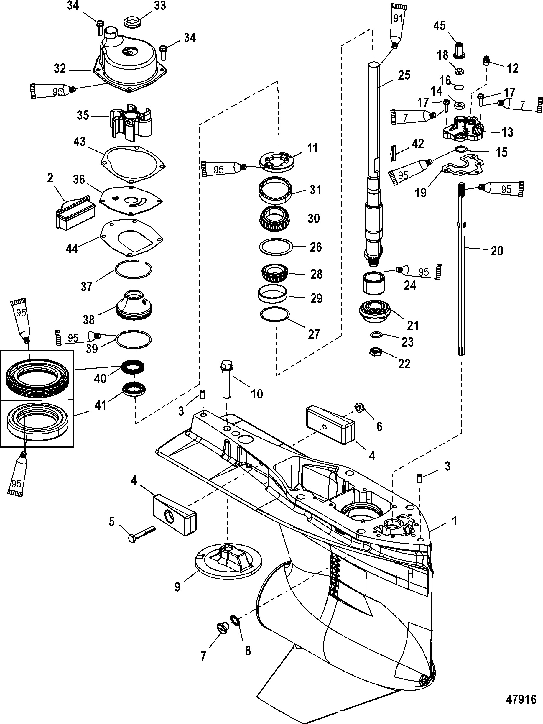 Gear Housing(Driveshaft)