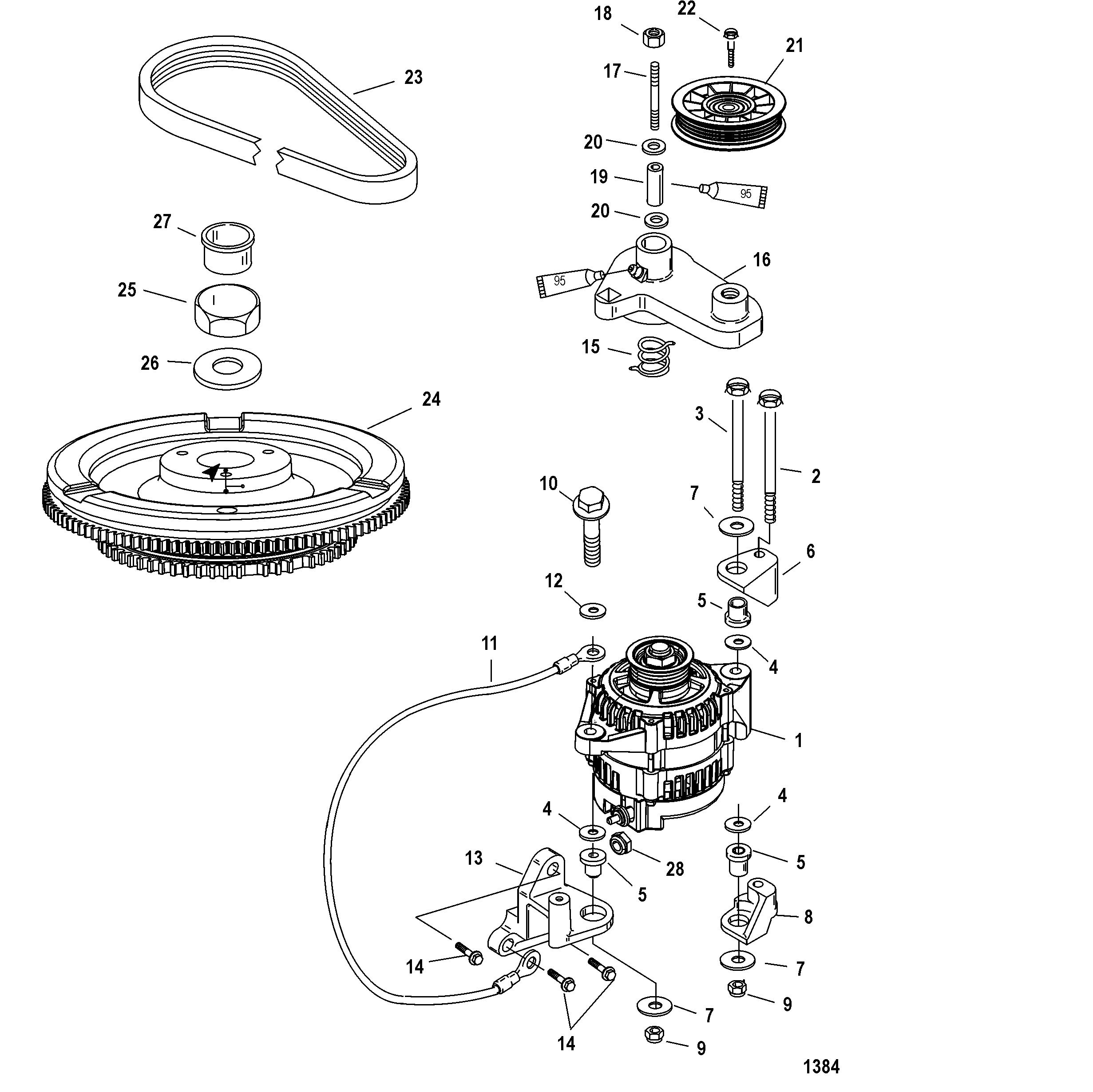 FLYWHEEL ALTERNATOR