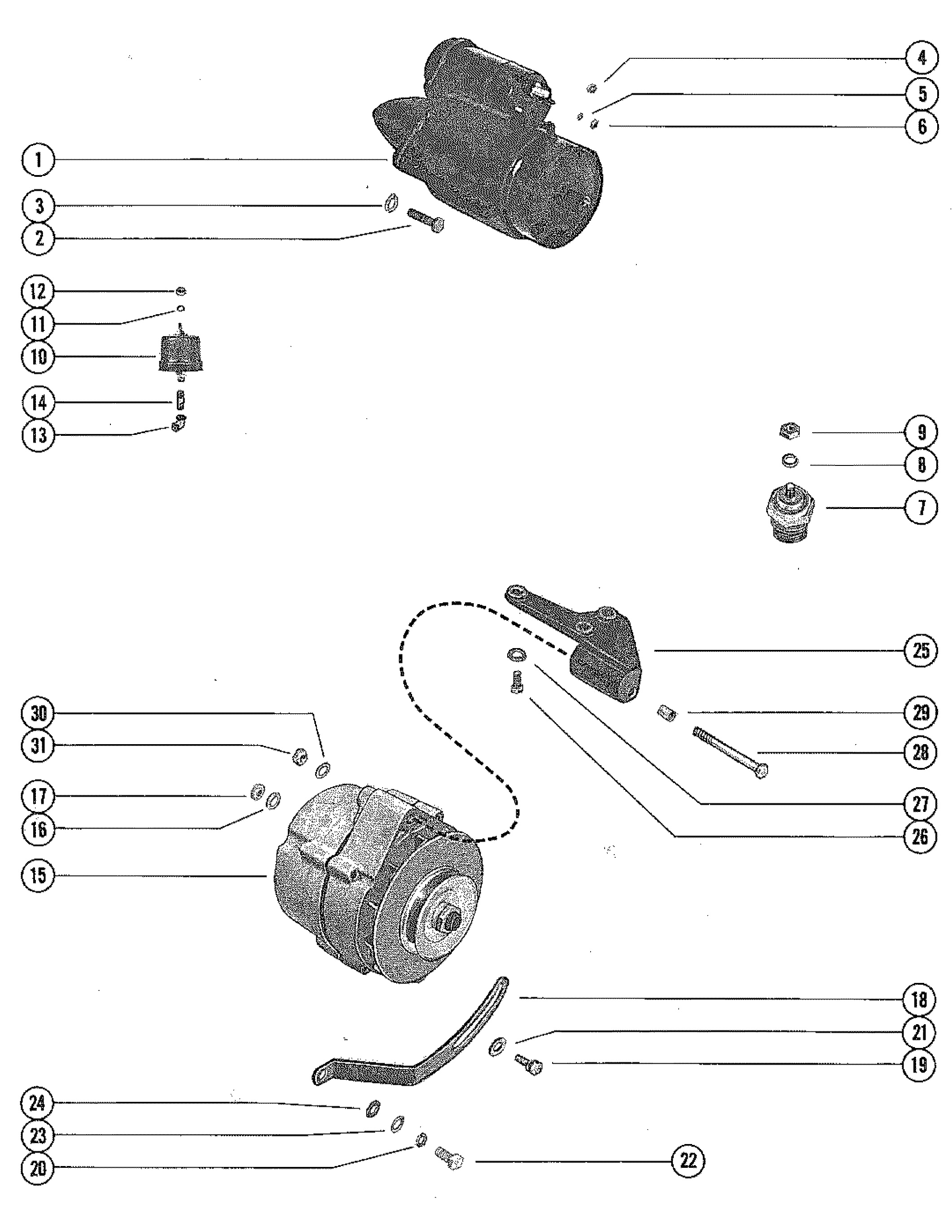 STARTER MOTOR AND ALTERNATOR