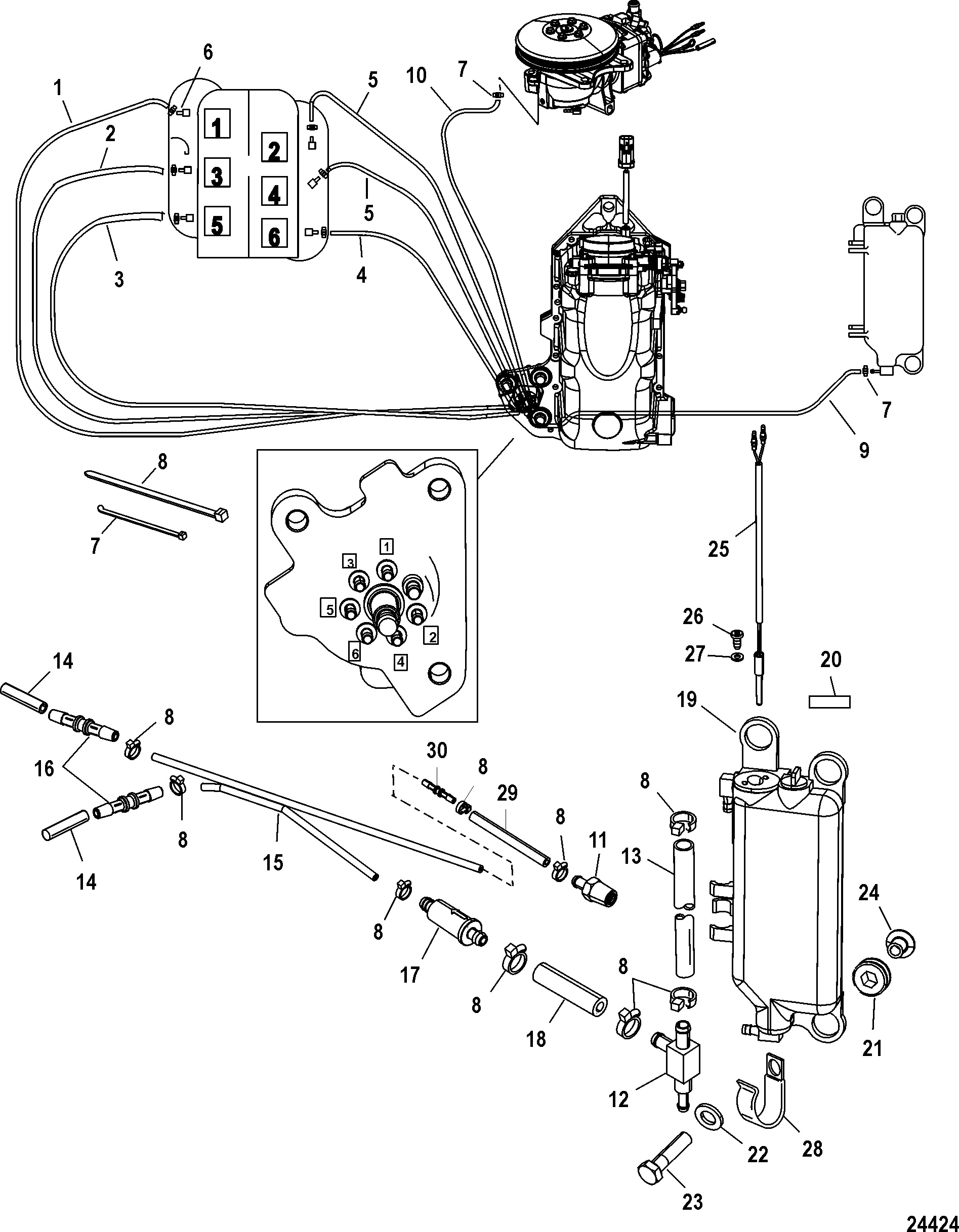 Componenti per l'iniezione d'olio