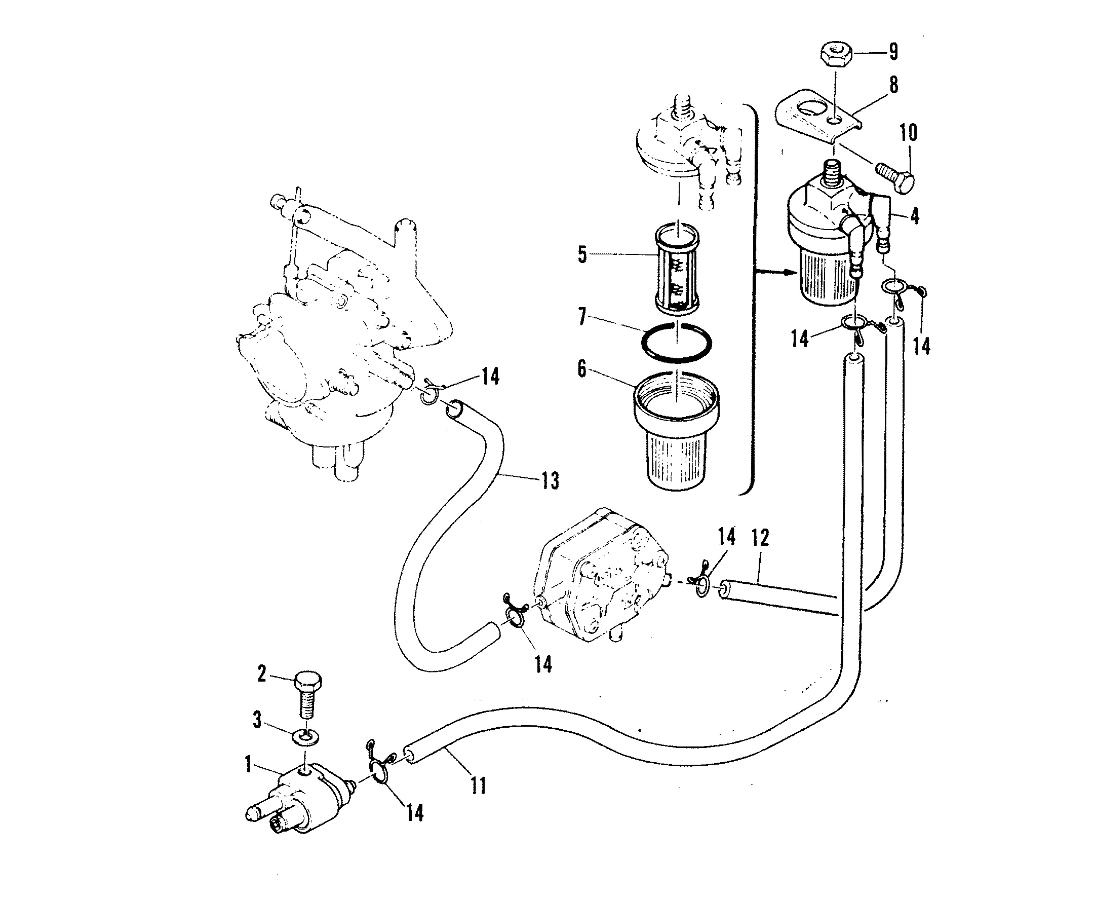 FUEL LINES AND FILTER