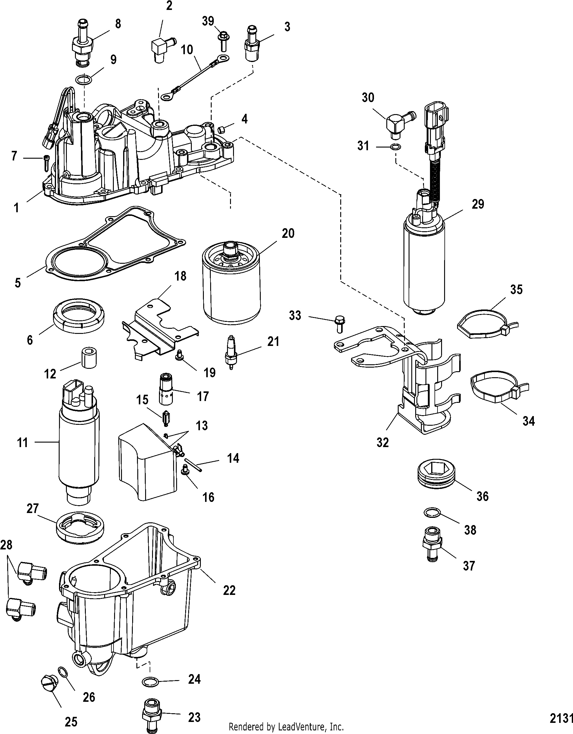 Composants du séparateur de vapeur