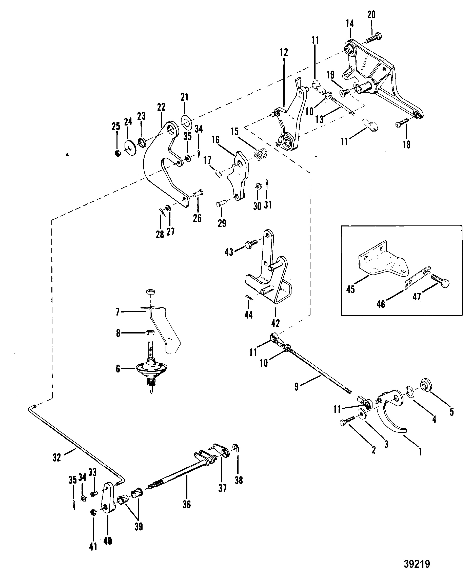 THROTTLE AND SHIFT LINKAGE(ELECTRIC)