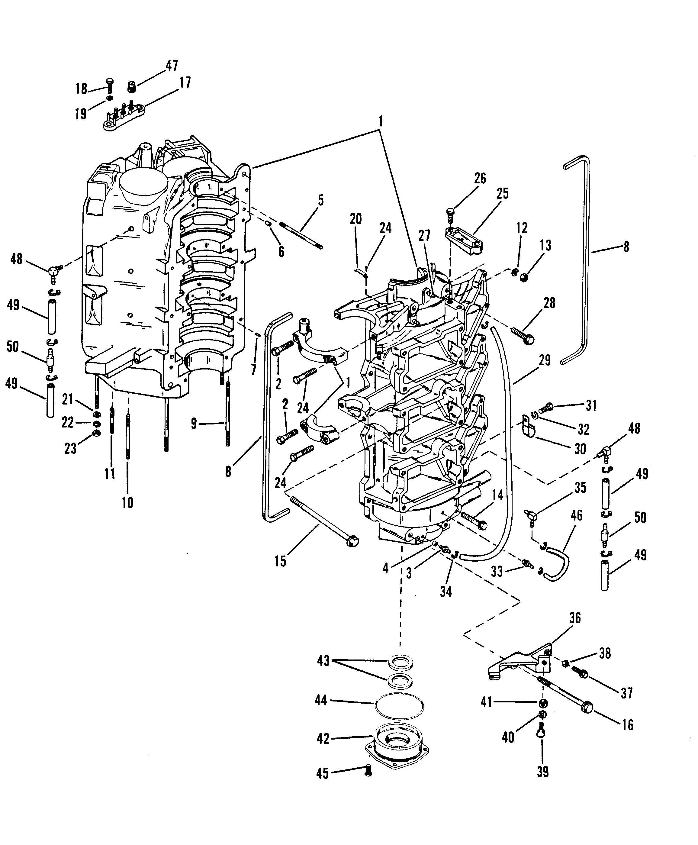 CYLINDER BLOCK AND END CAPS