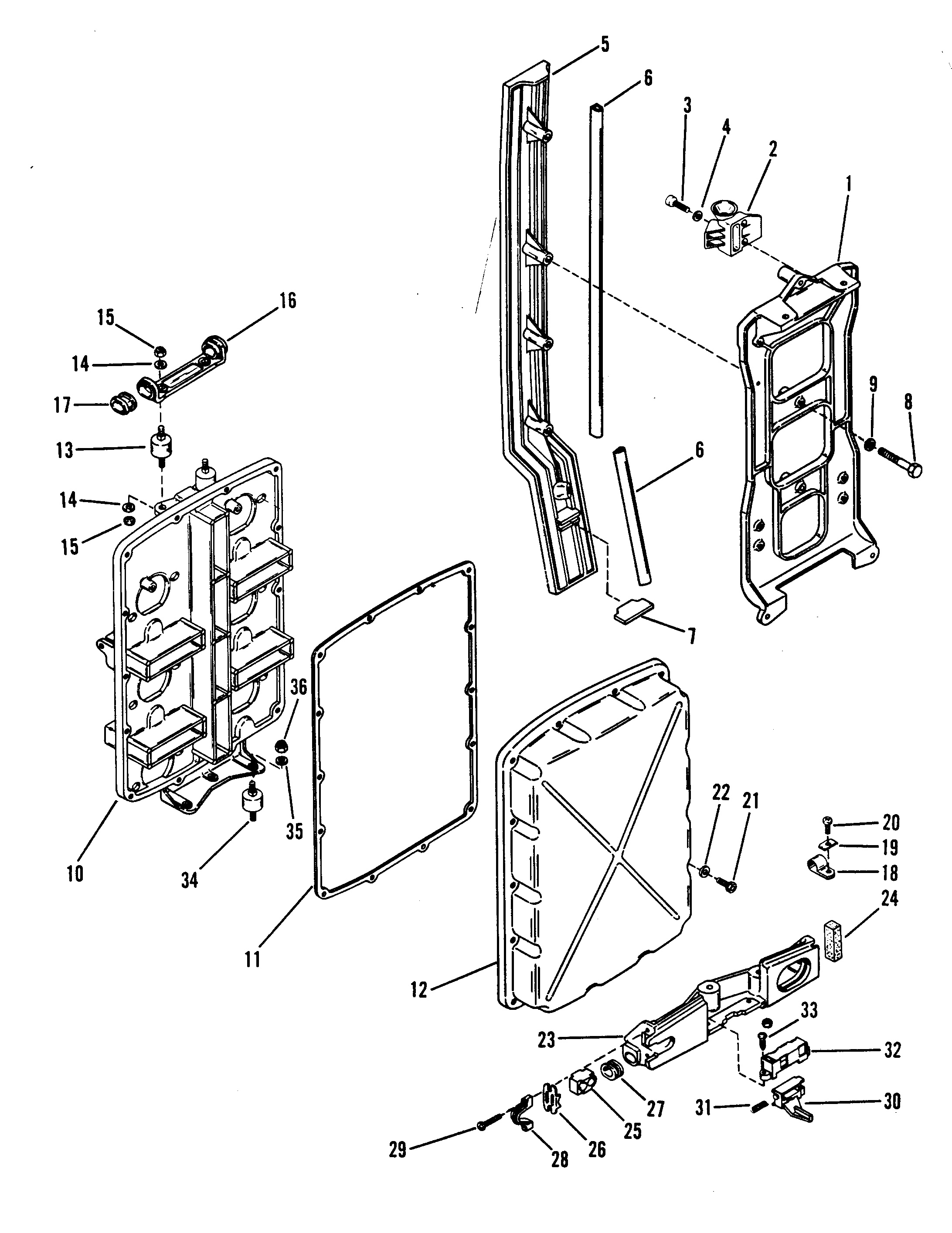 SOUND ATTENUATOR AND COWL BRACKET