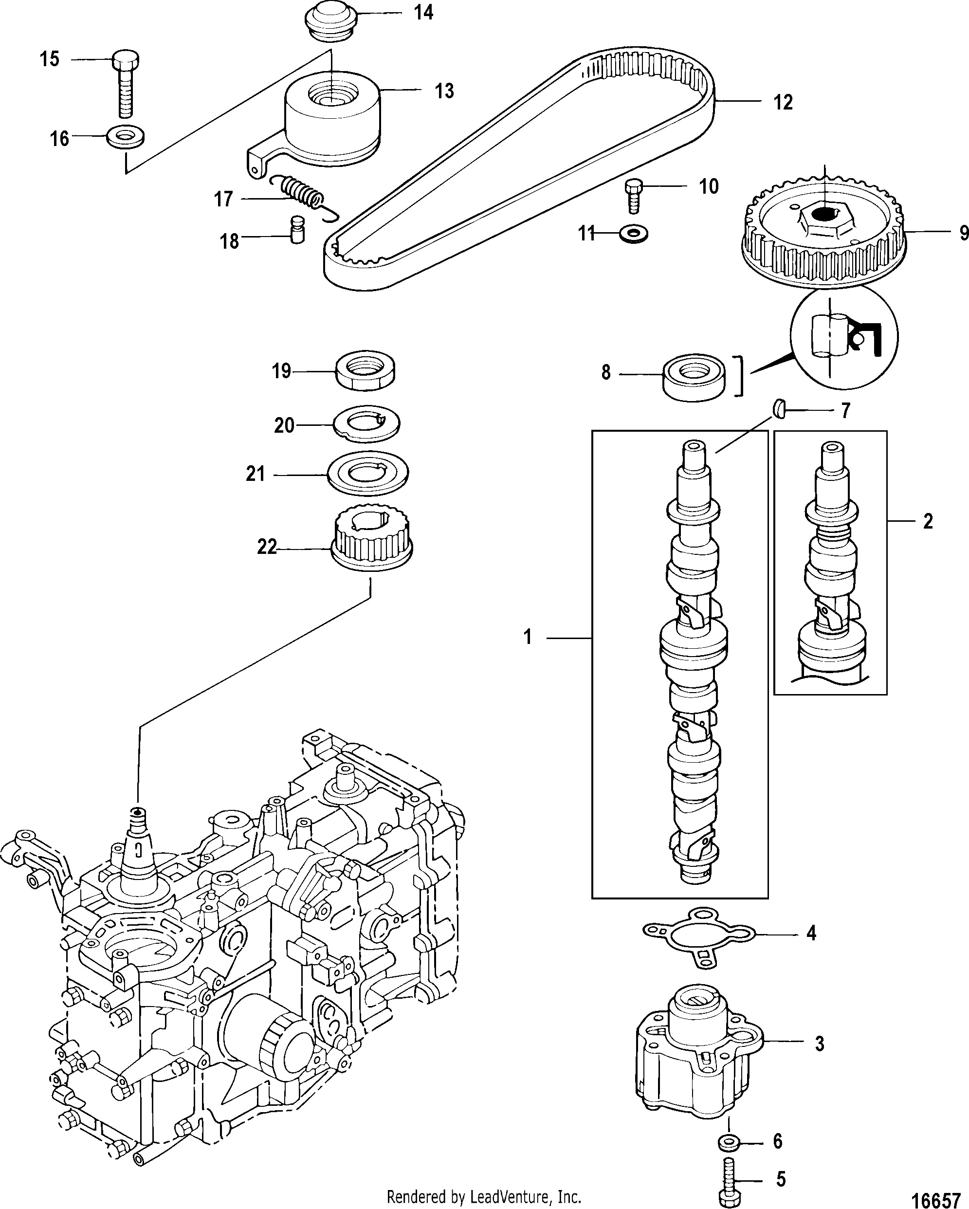 Camshaft Oil Pump