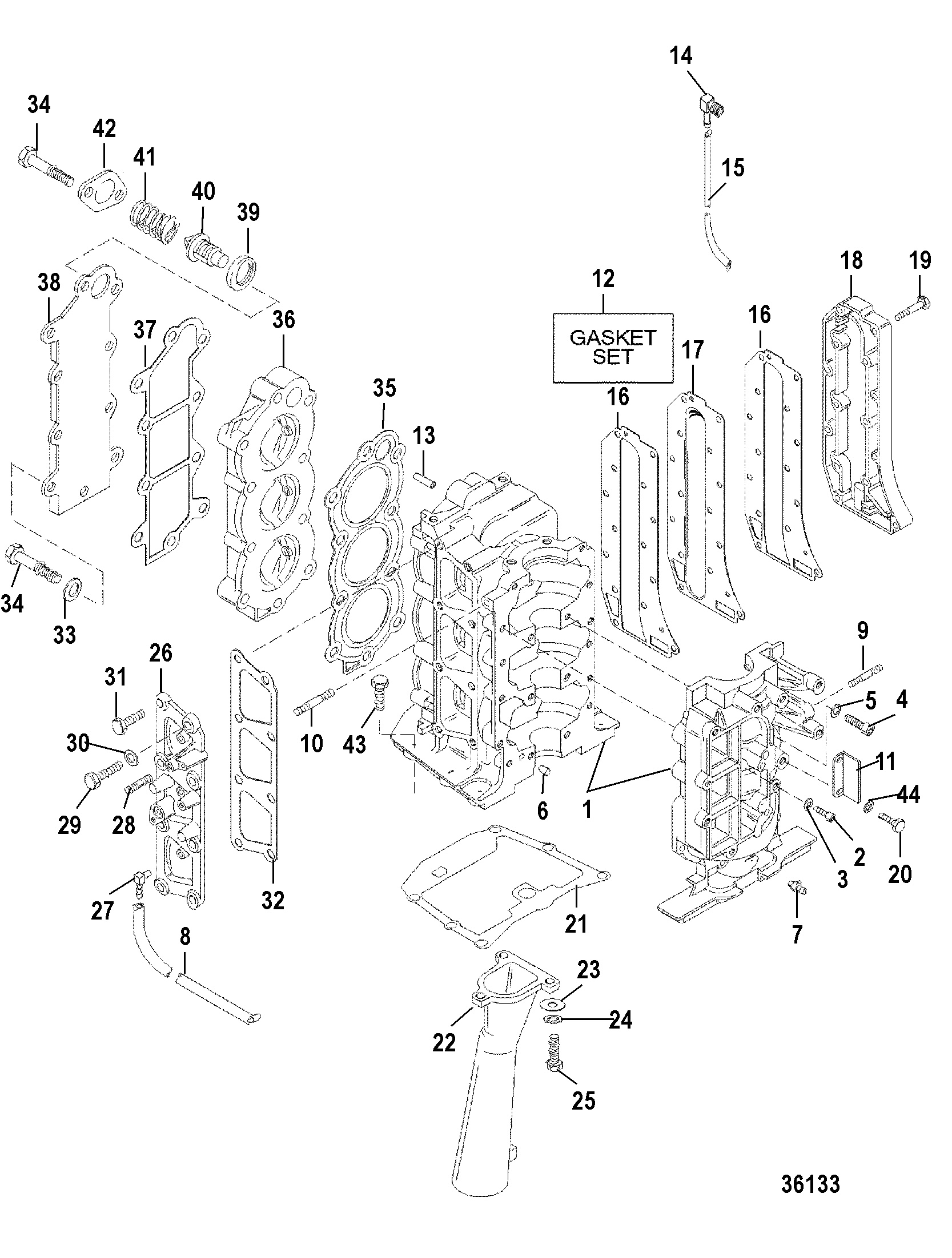 CYLINDER BLOCK ASSEMBLY