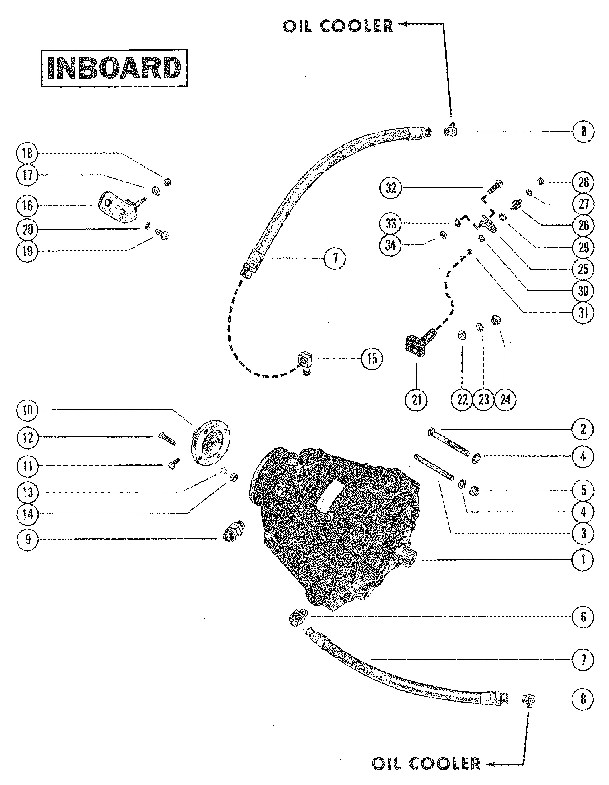 TRANSMISSION ET PIÈCES CONNEXES (INTÉRIEUR)
