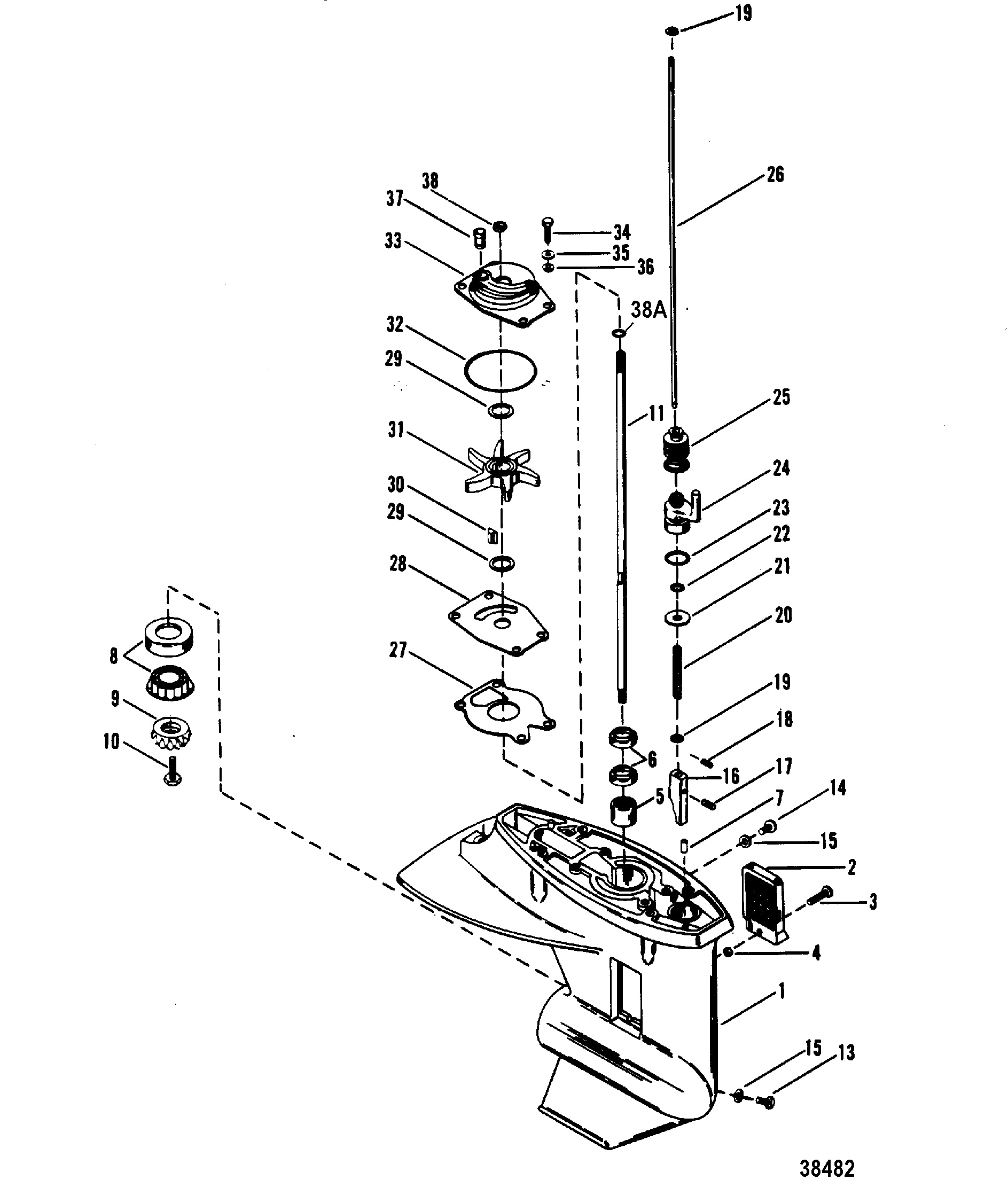 GEAR HOUSING(DRIVESHAFT)